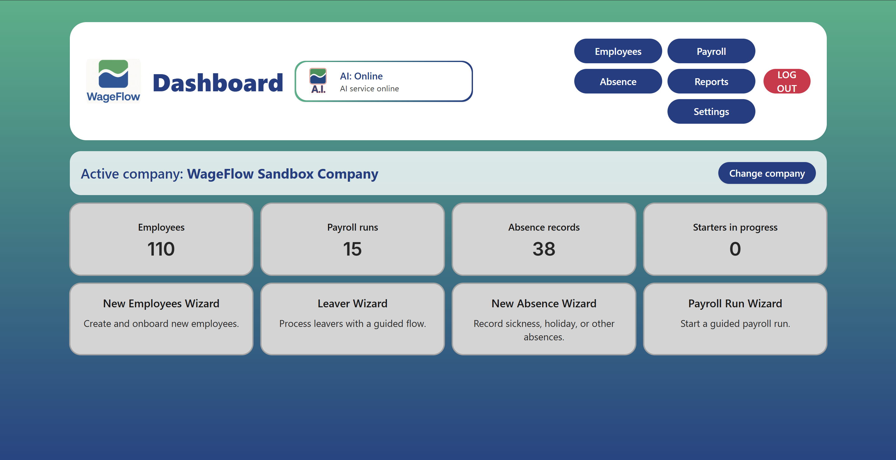 WageFlow screenshot