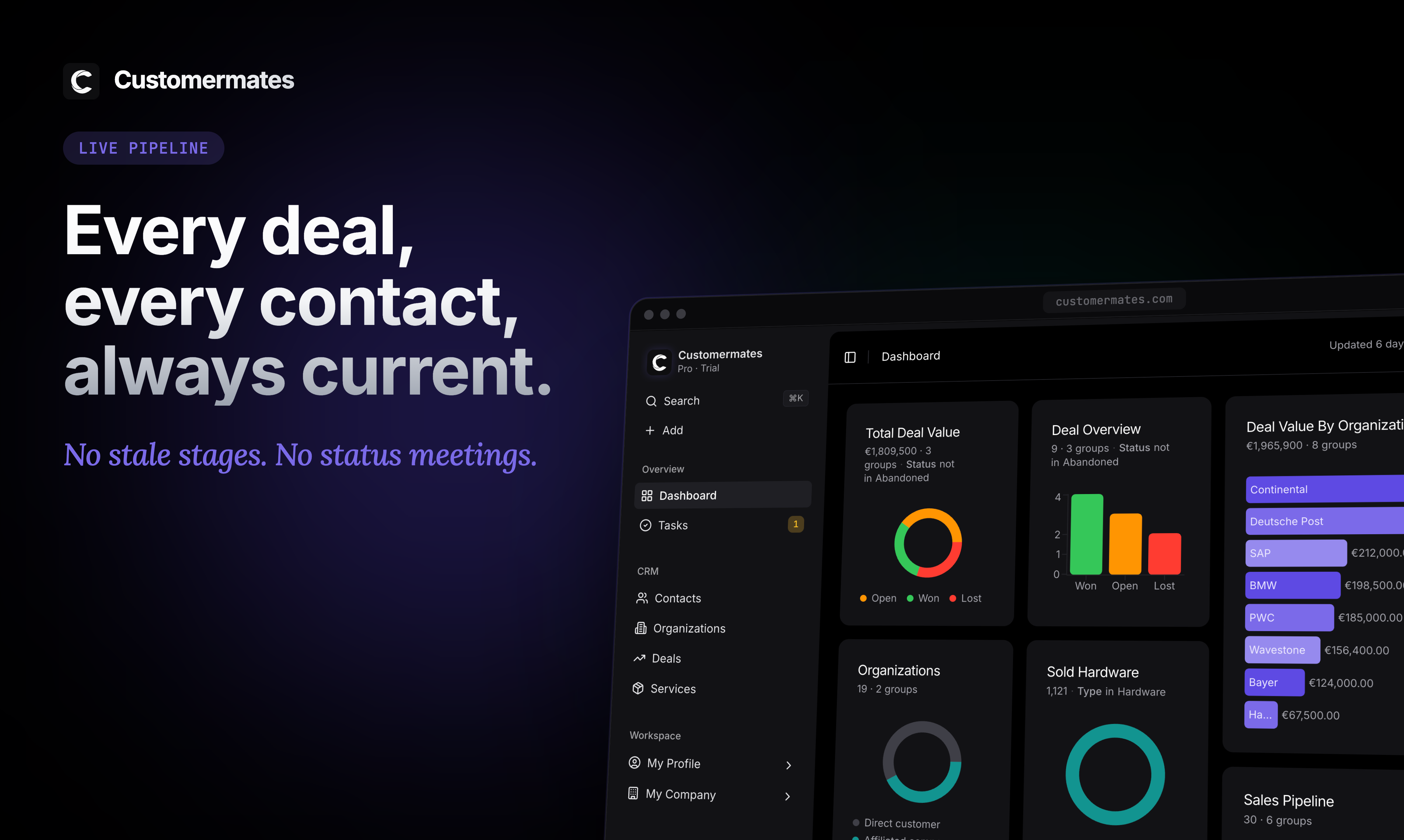 Customermates screenshot