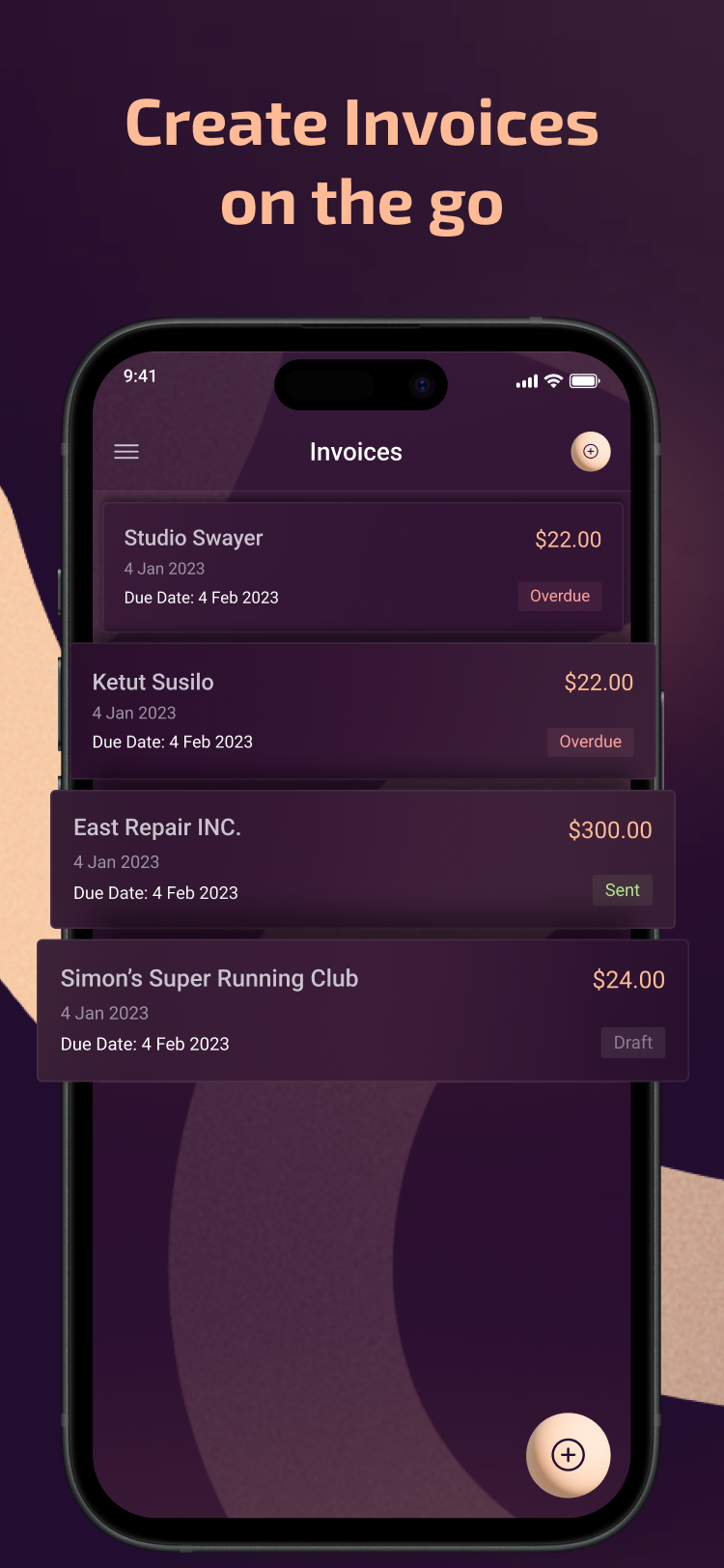 Max Invoice screenshot