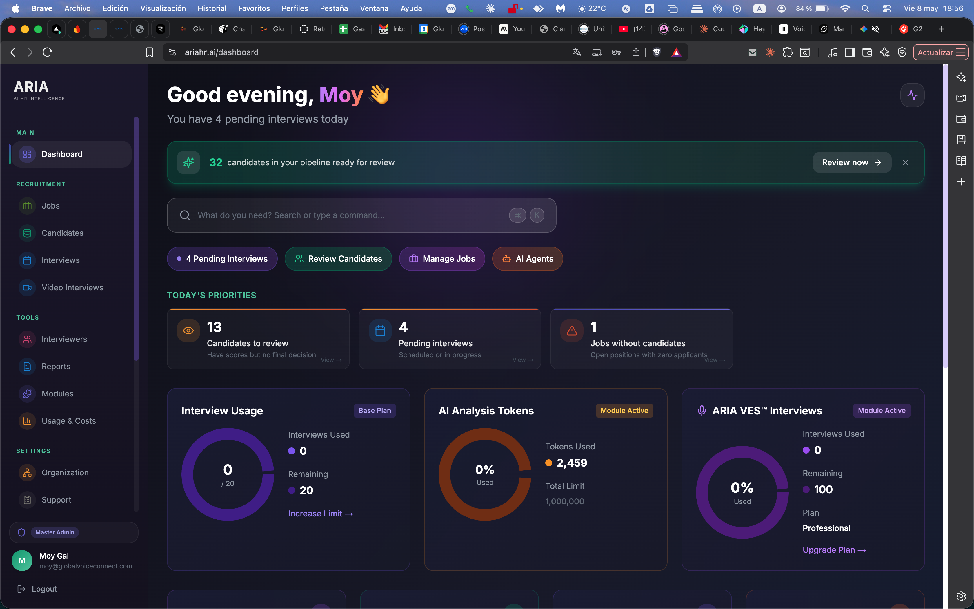 Ariahr screenshot