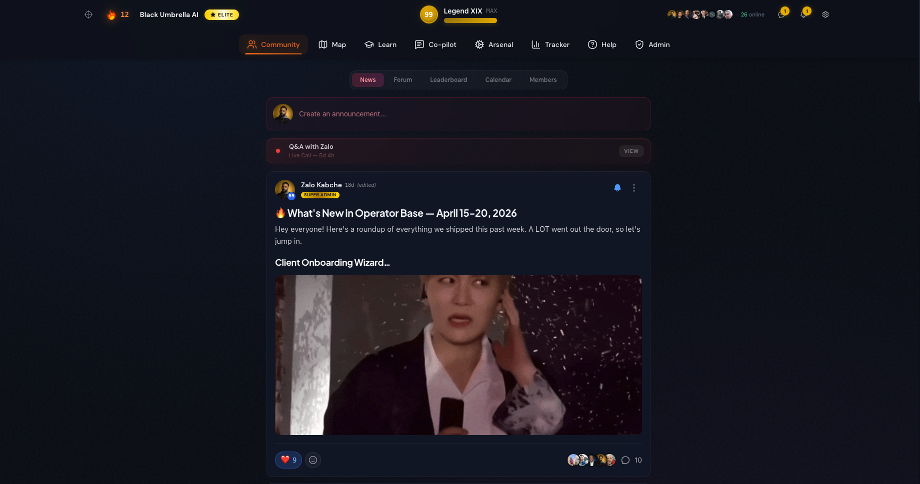 Operator Base screenshot
