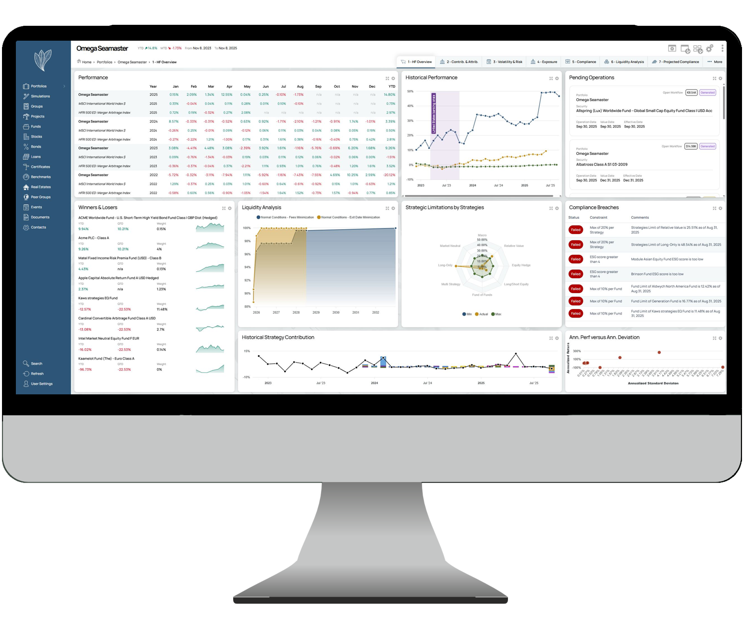 Webfolio screenshot