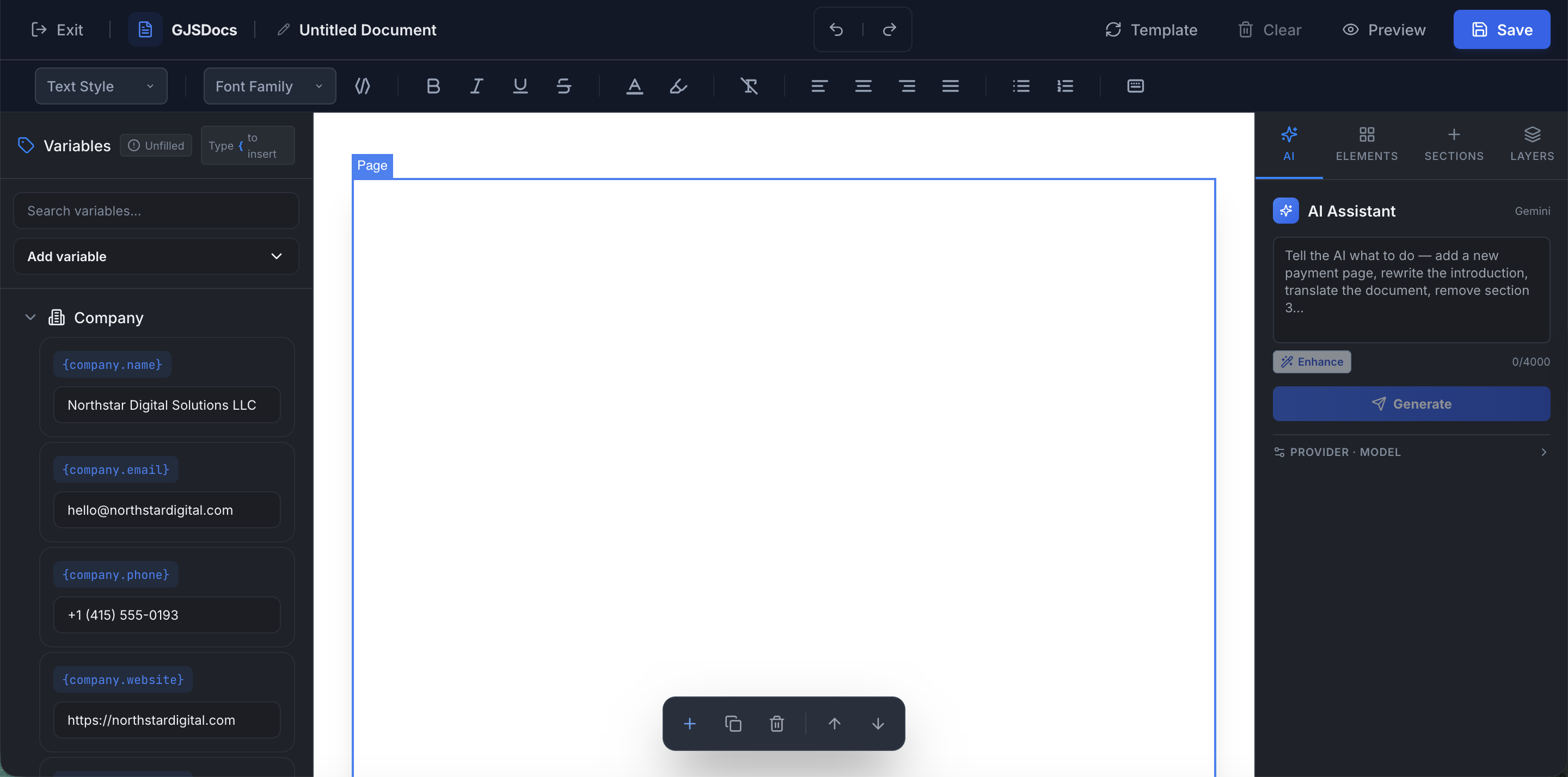 GJSDocs screenshot