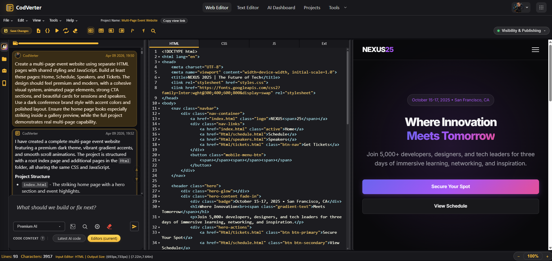 CodVerter screenshot