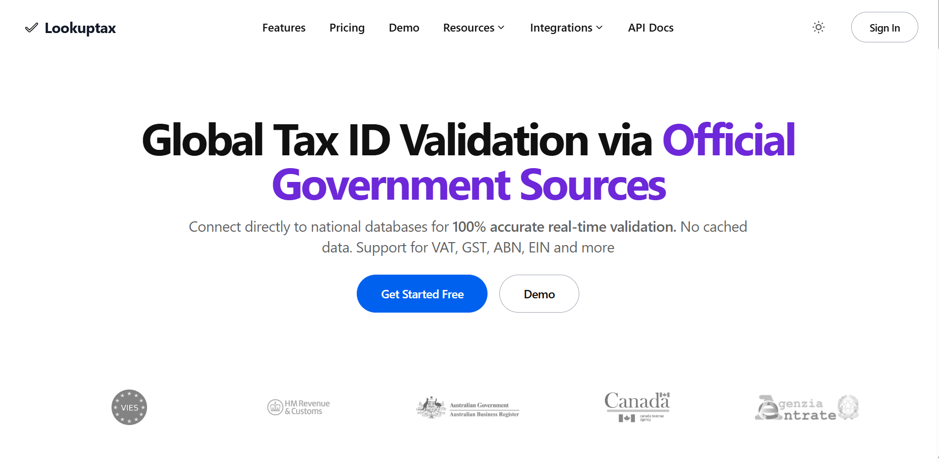 Lookuptax screenshot