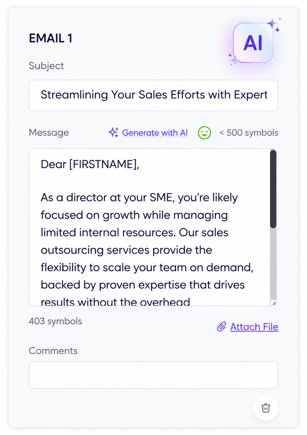 Email Sequence-r screenshot