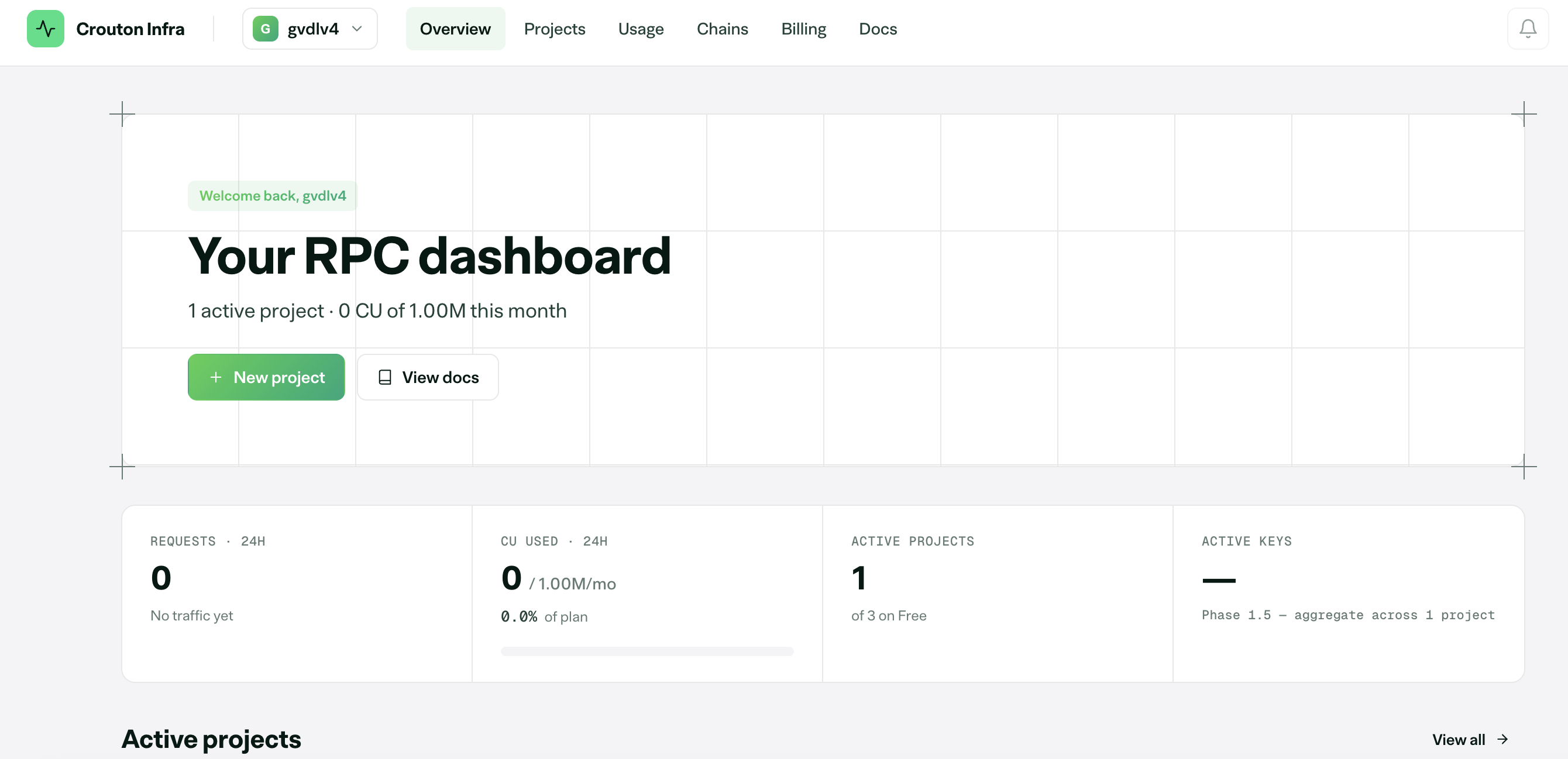 blockchain RPC infrastructure platform screenshot