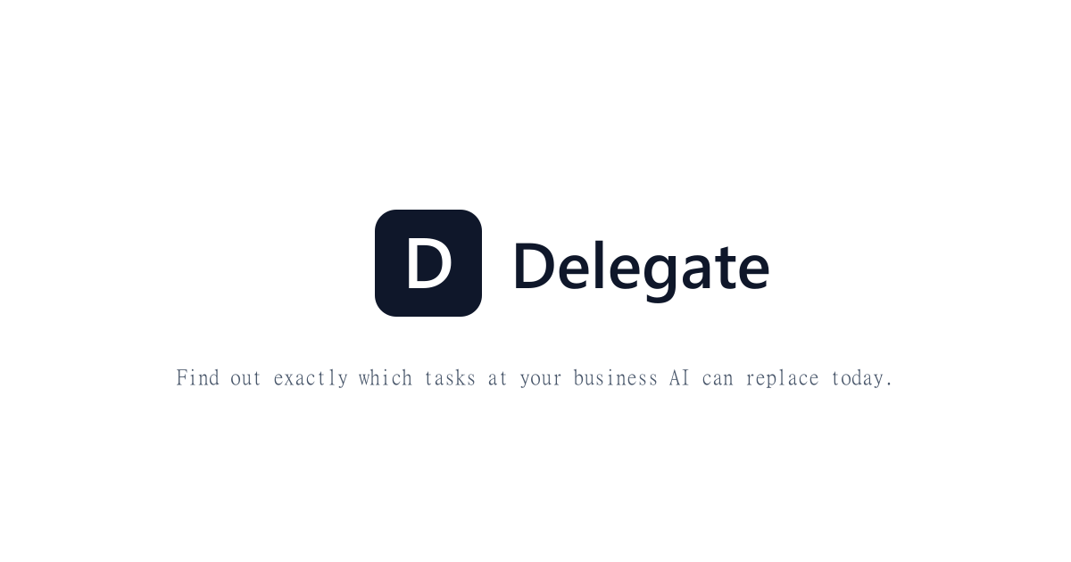 Delegate AI screenshot