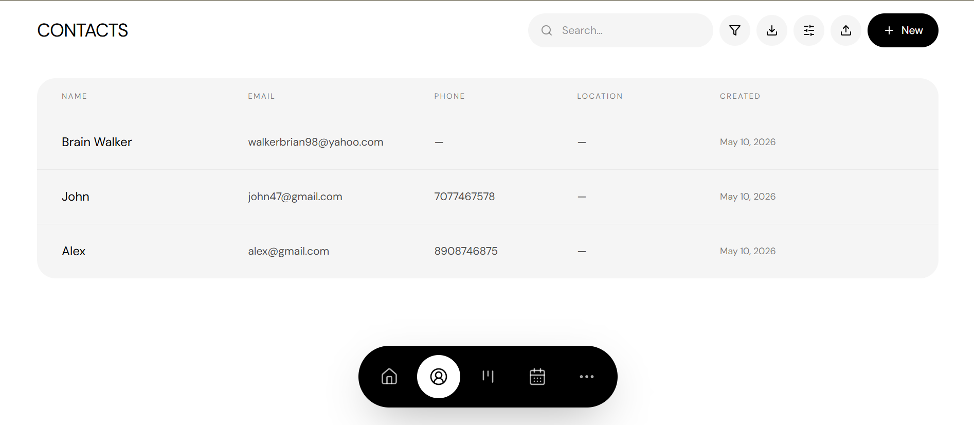 BLACKBOX CRM screenshot