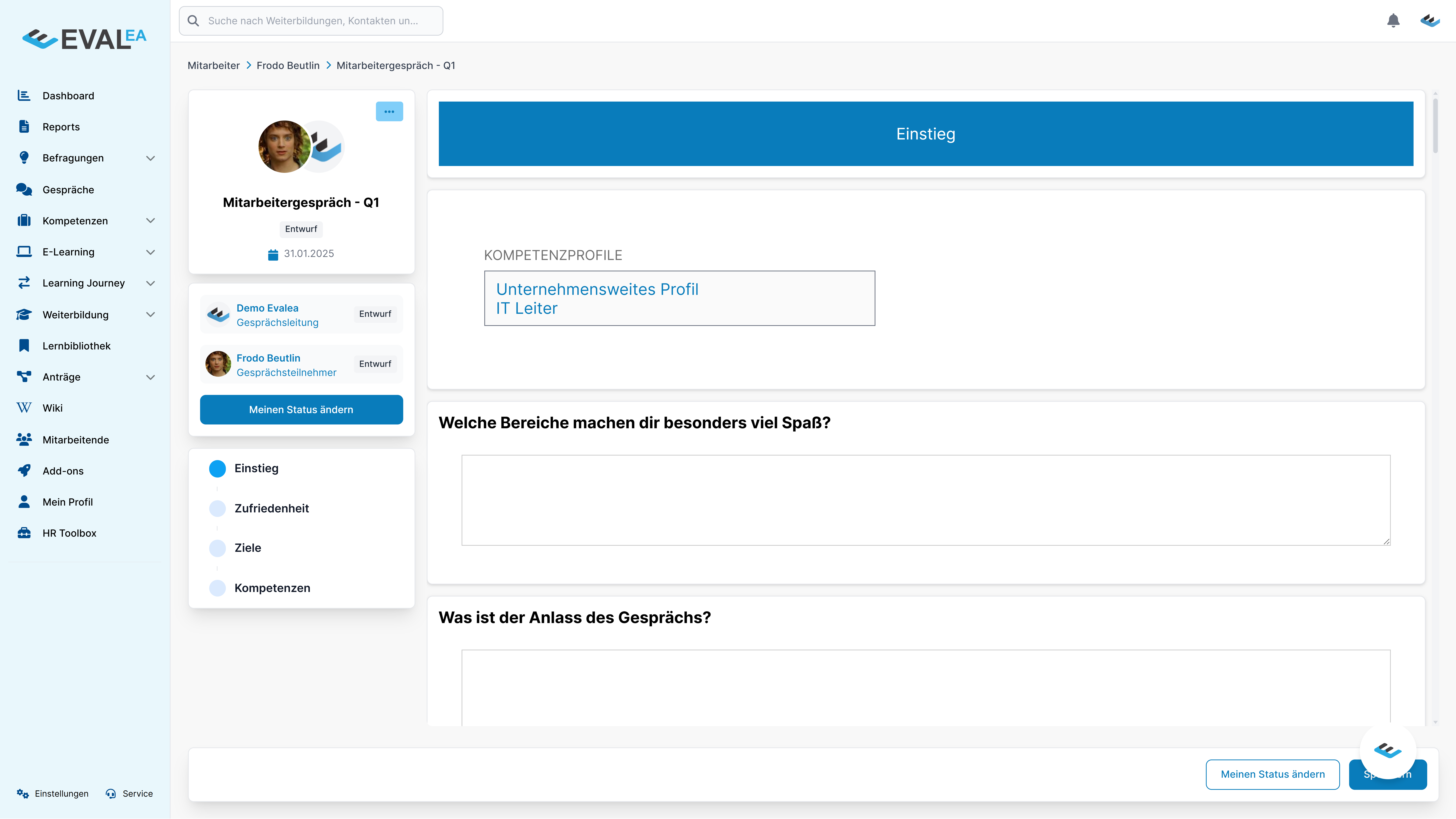 Evalea screenshot