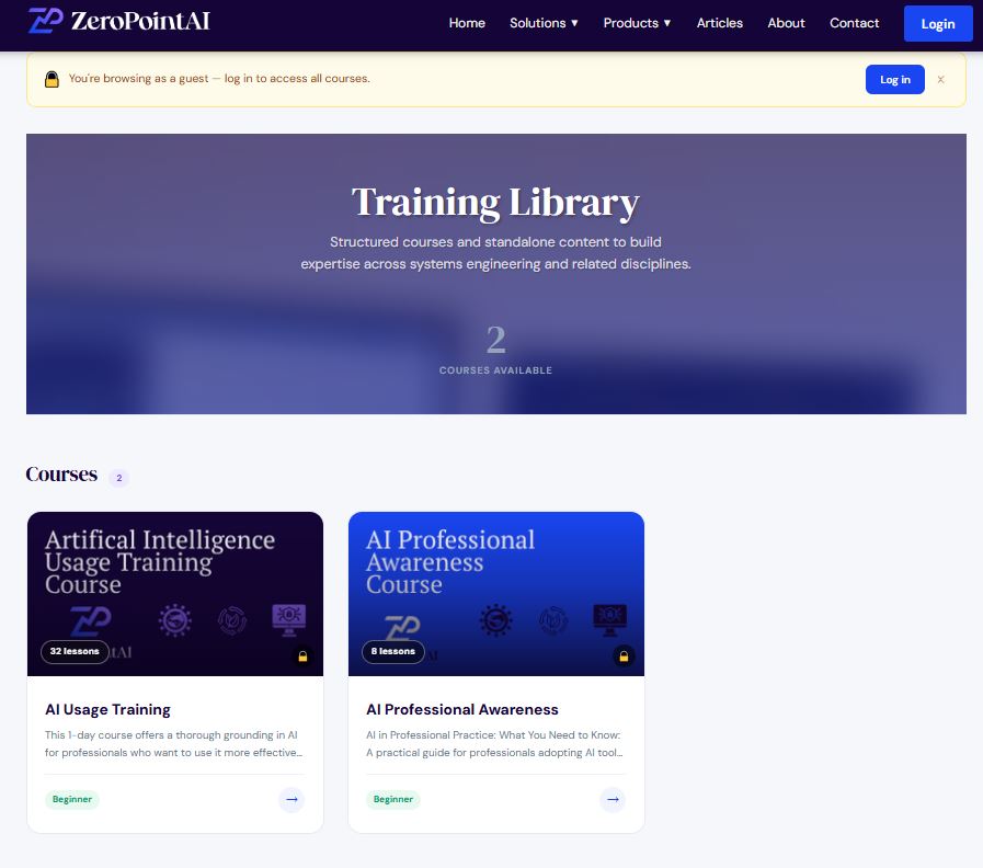 Zero Point AI screenshot