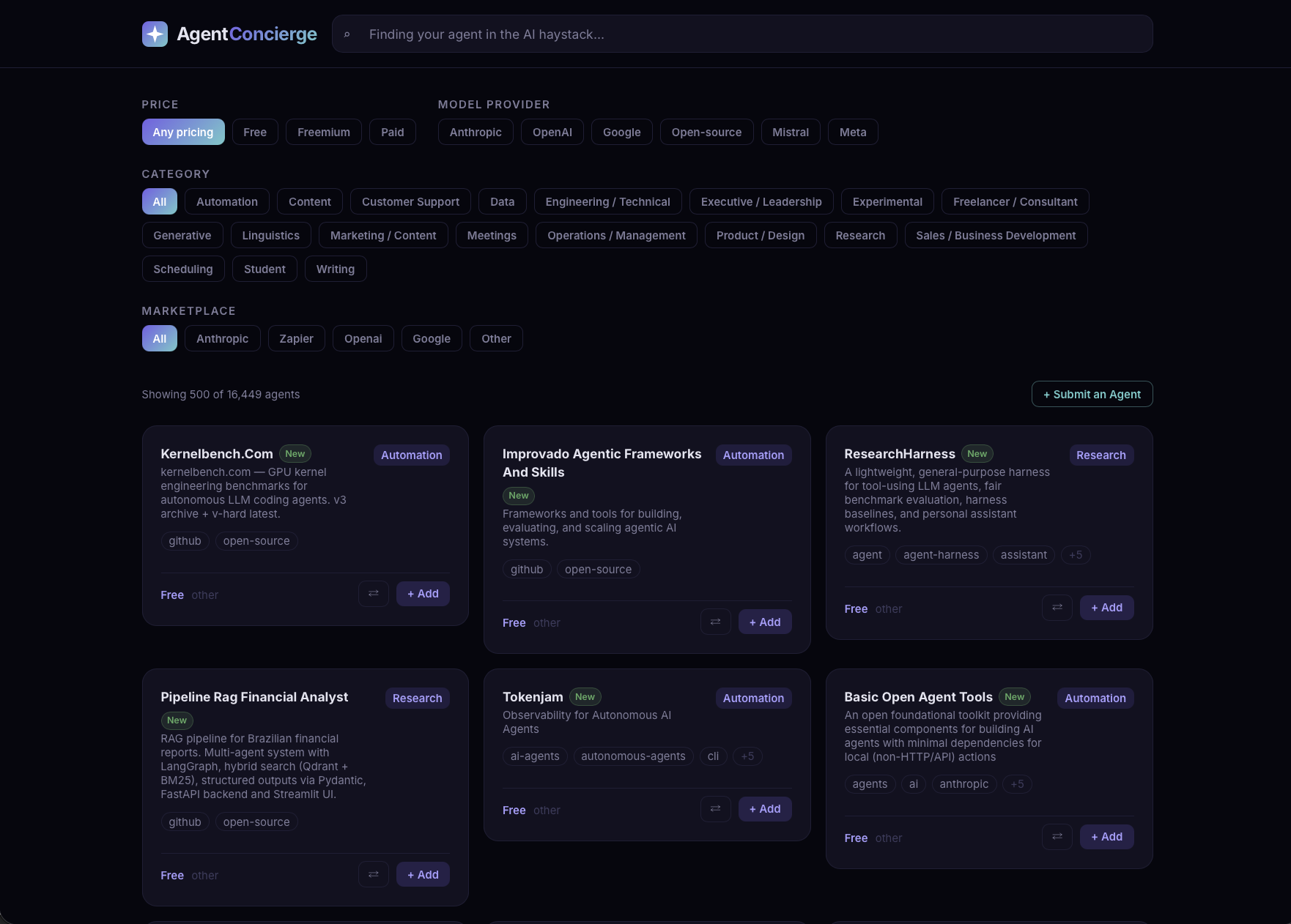 AgentConcierge.io screenshot