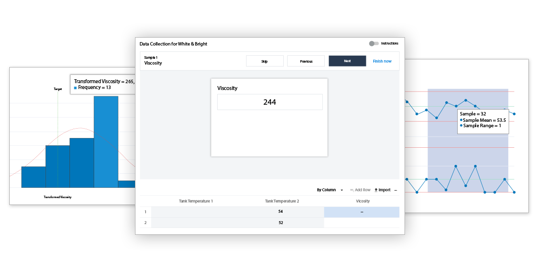 Minitab Real-Time SPC screenshot
