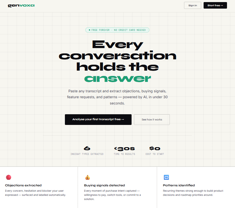 Genvoxa screenshot