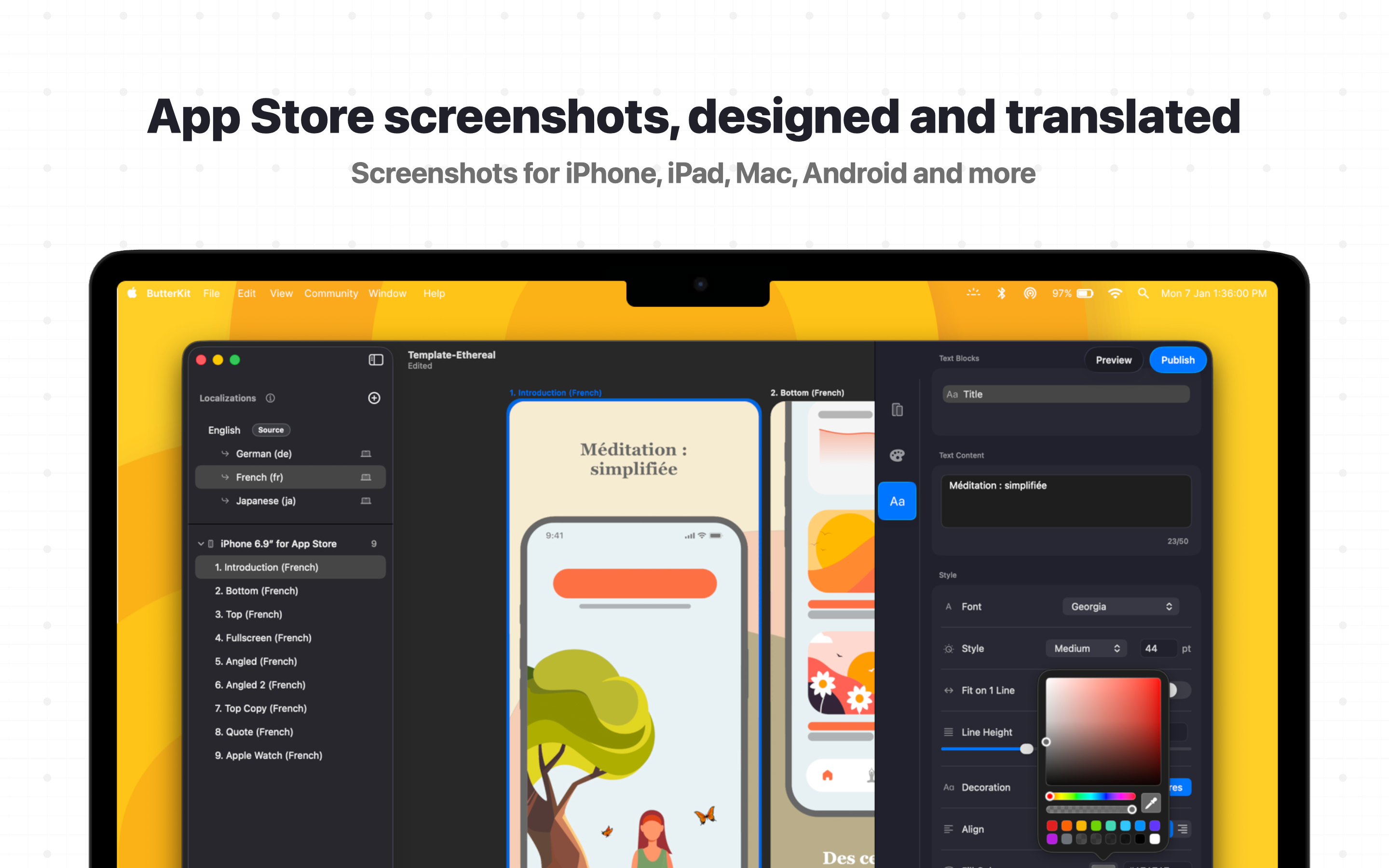 ButterKit screenshot