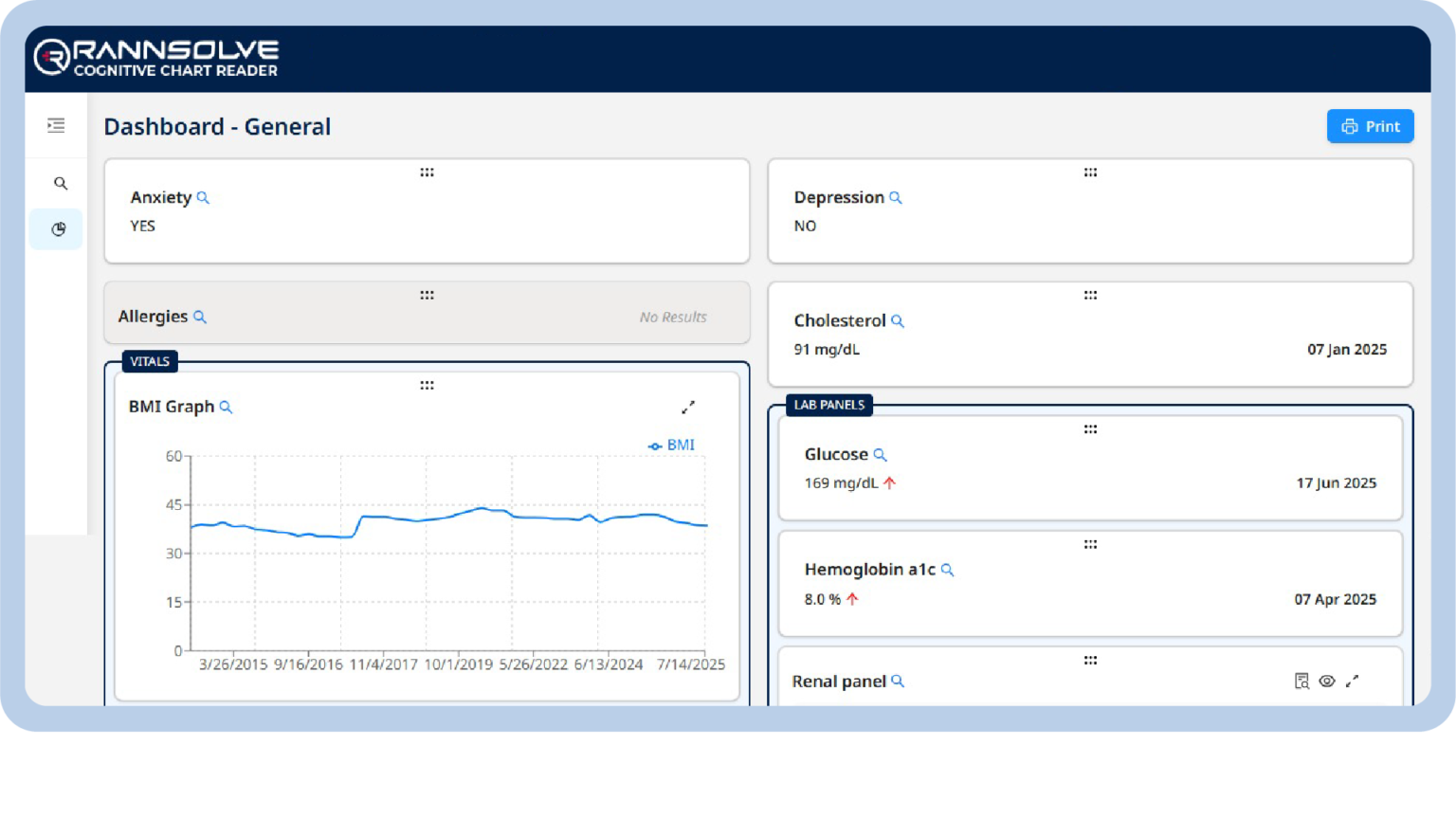 Cognitive Chart Reader screenshot