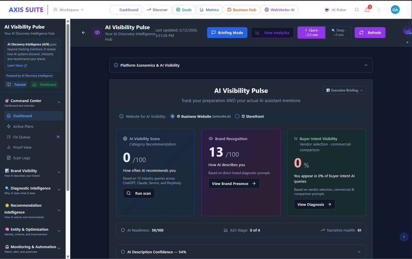Axis Suite screenshot