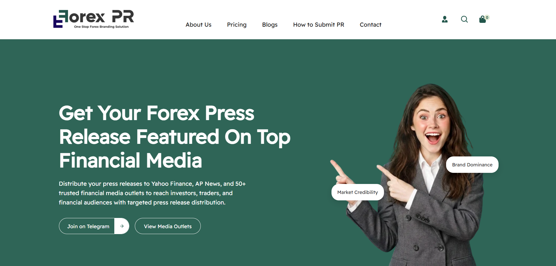 Forex PR Wire screenshot