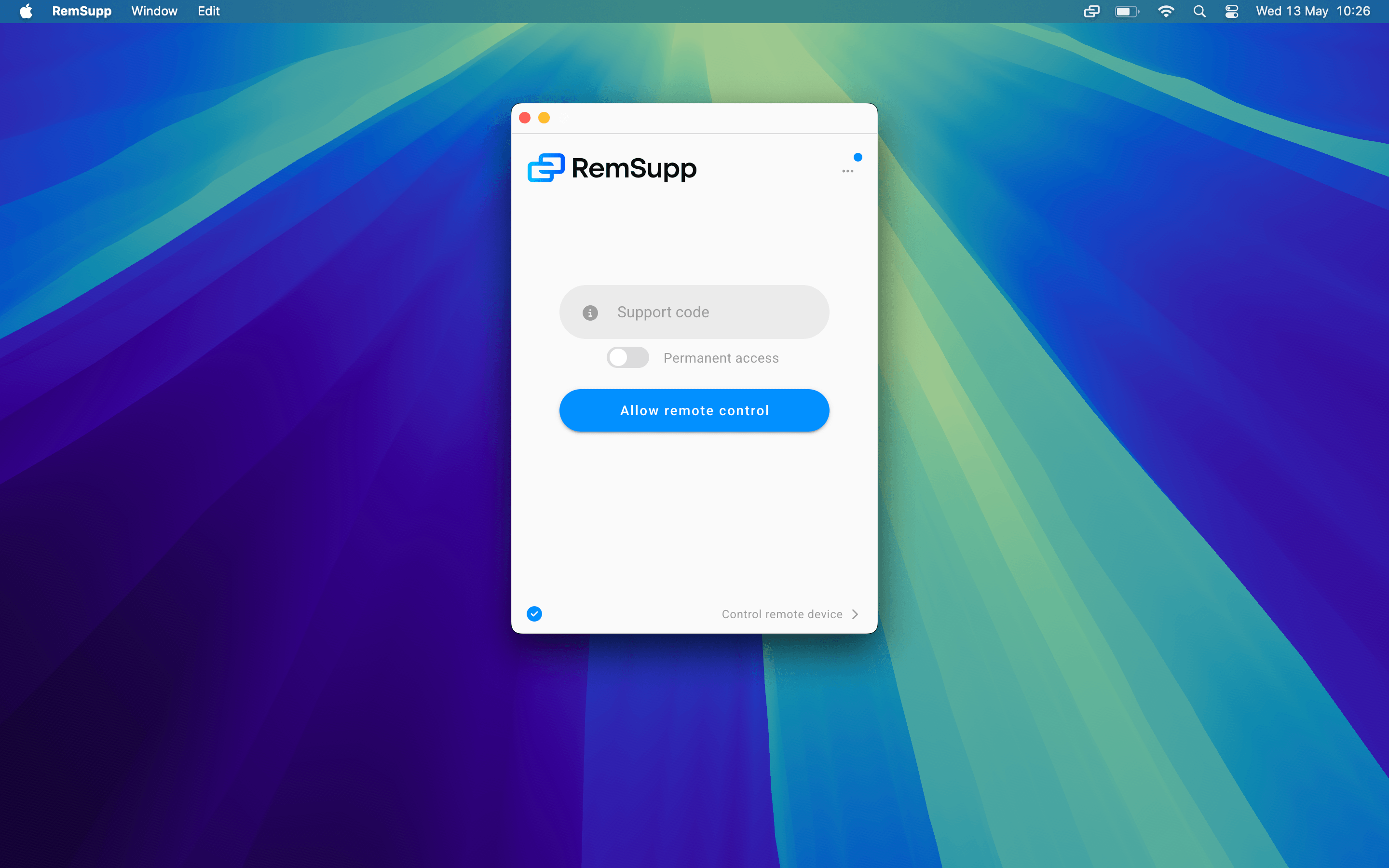 RemSupp screenshot