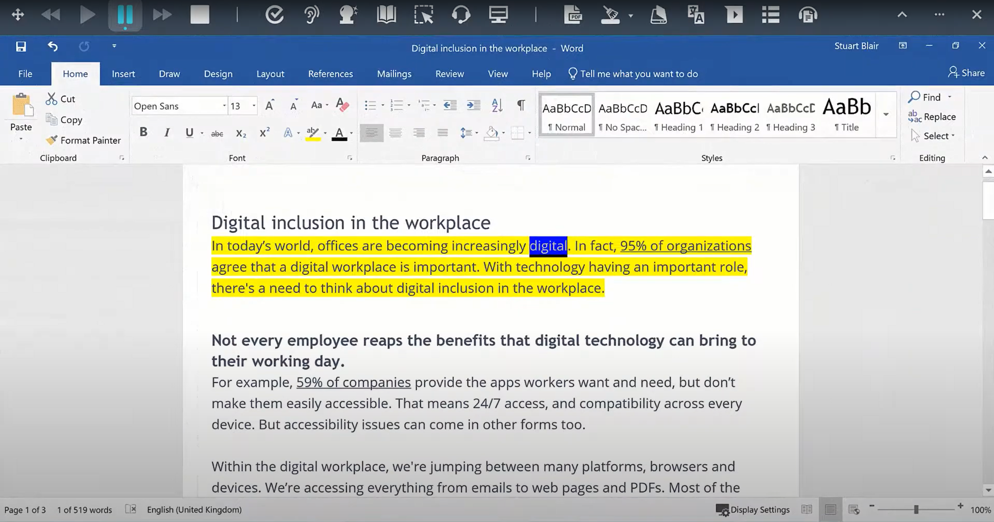 Read&Write screenshot