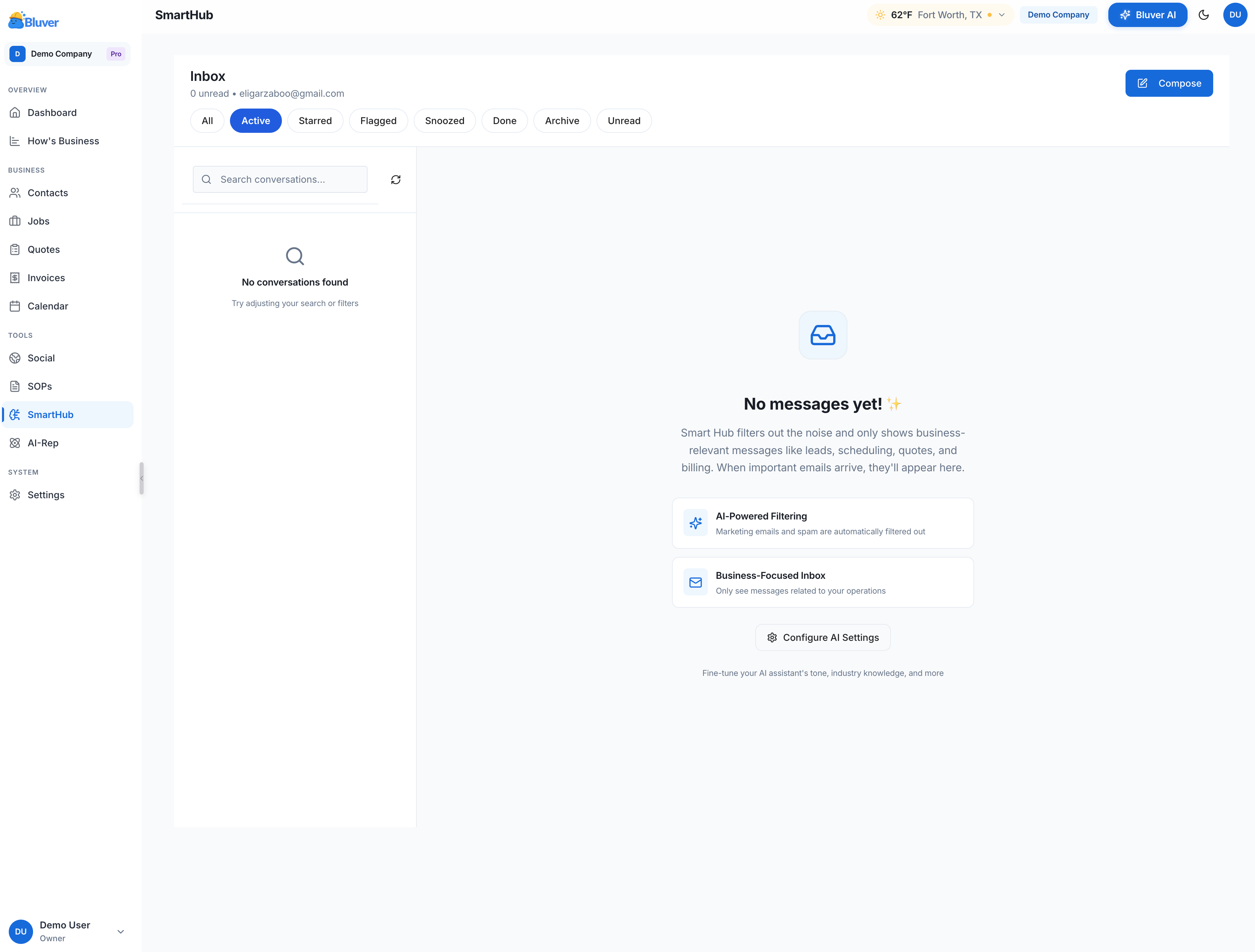 Bluver screenshot