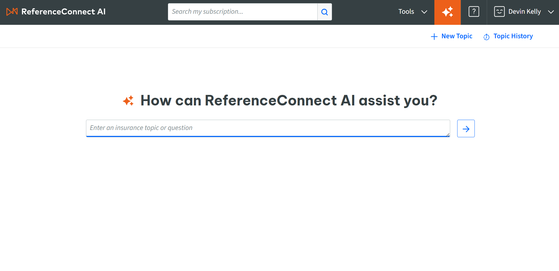 ReferenceConnect AI screenshot