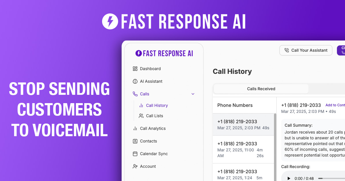 Fast Response AI screenshot