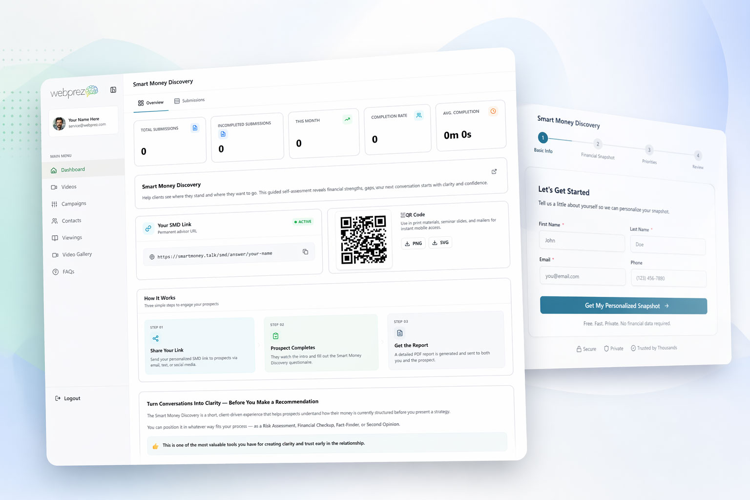 WebPrez Advisor Growth screenshot