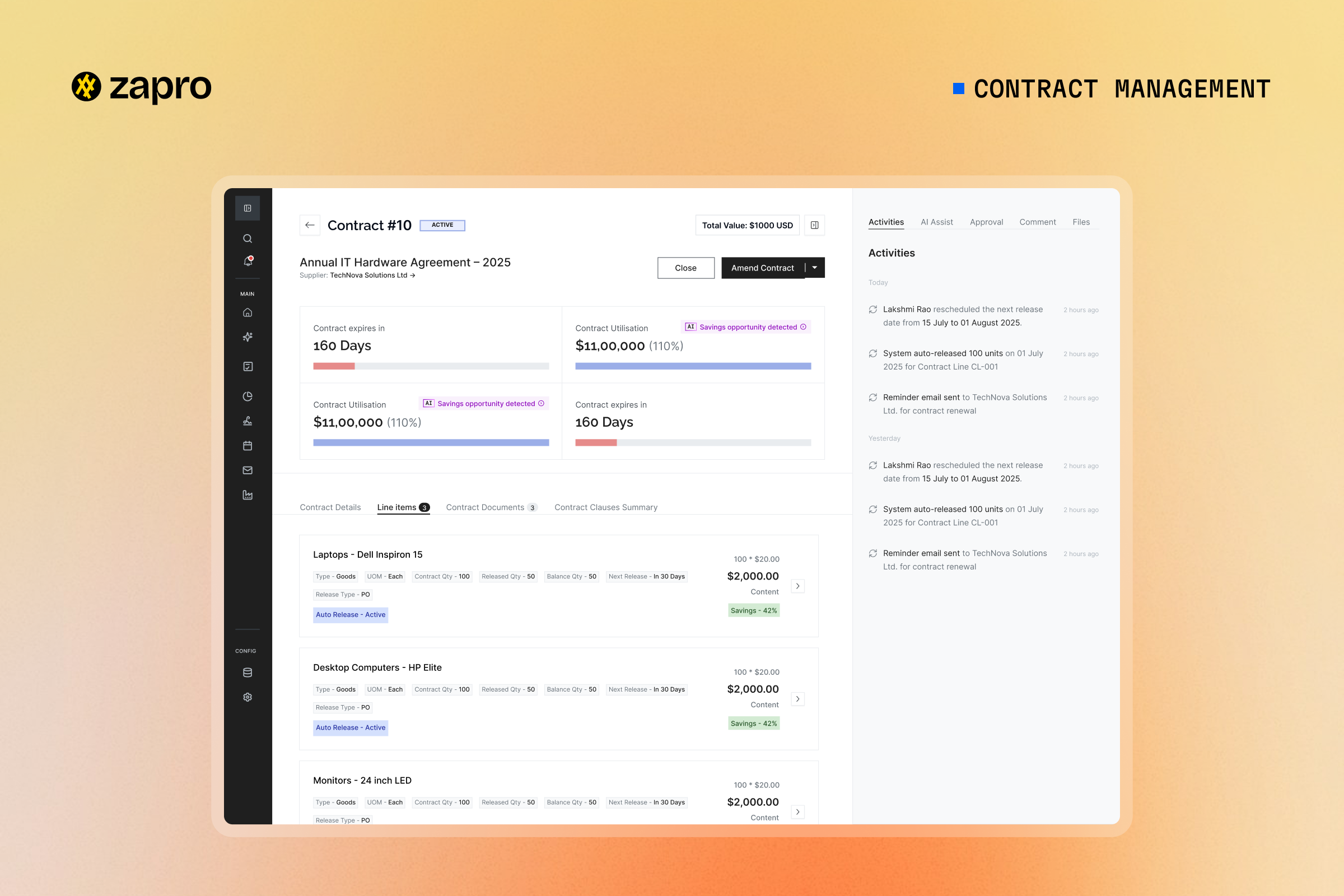 Zapro screenshot