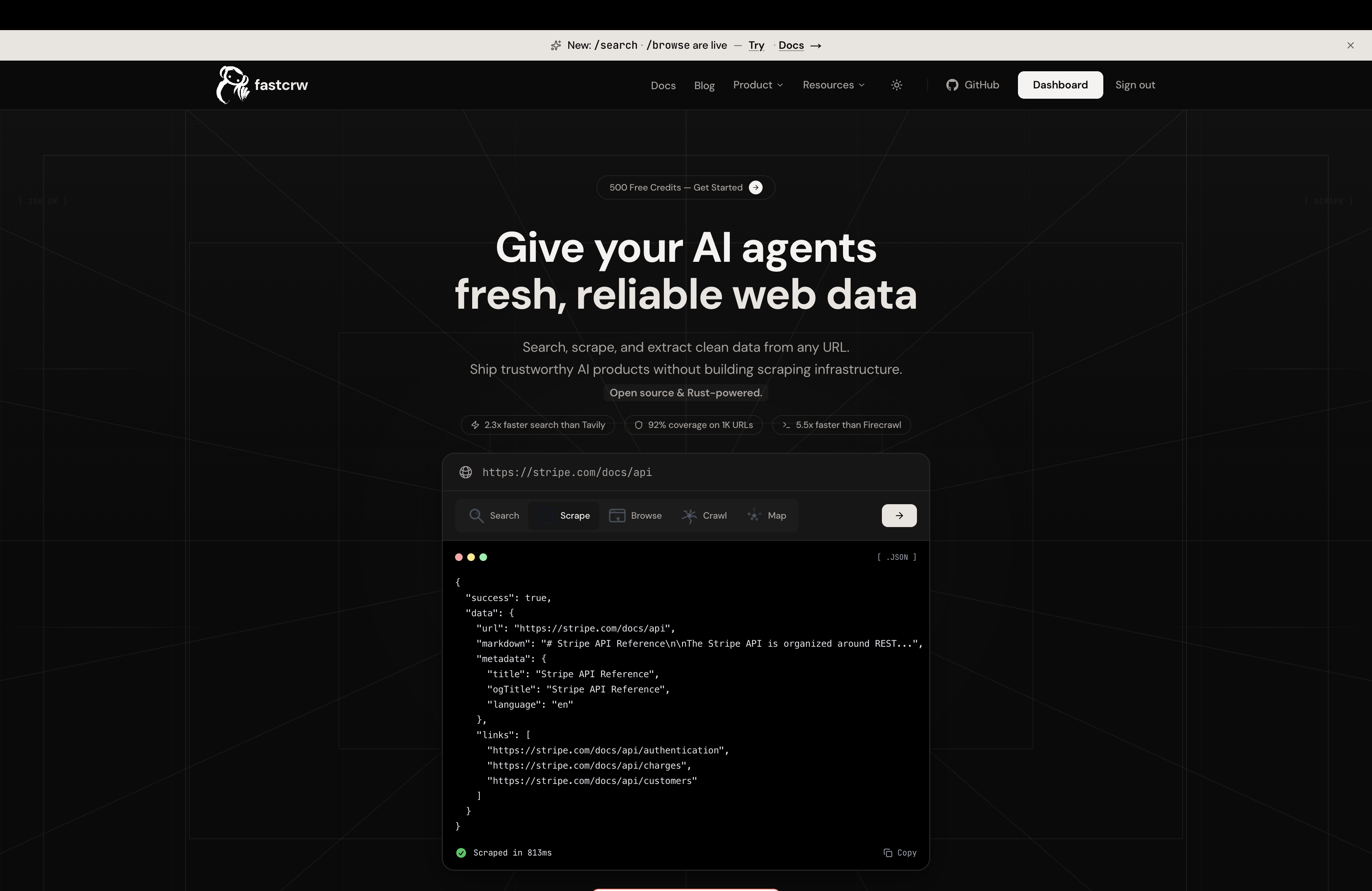 FastCRW screenshot
