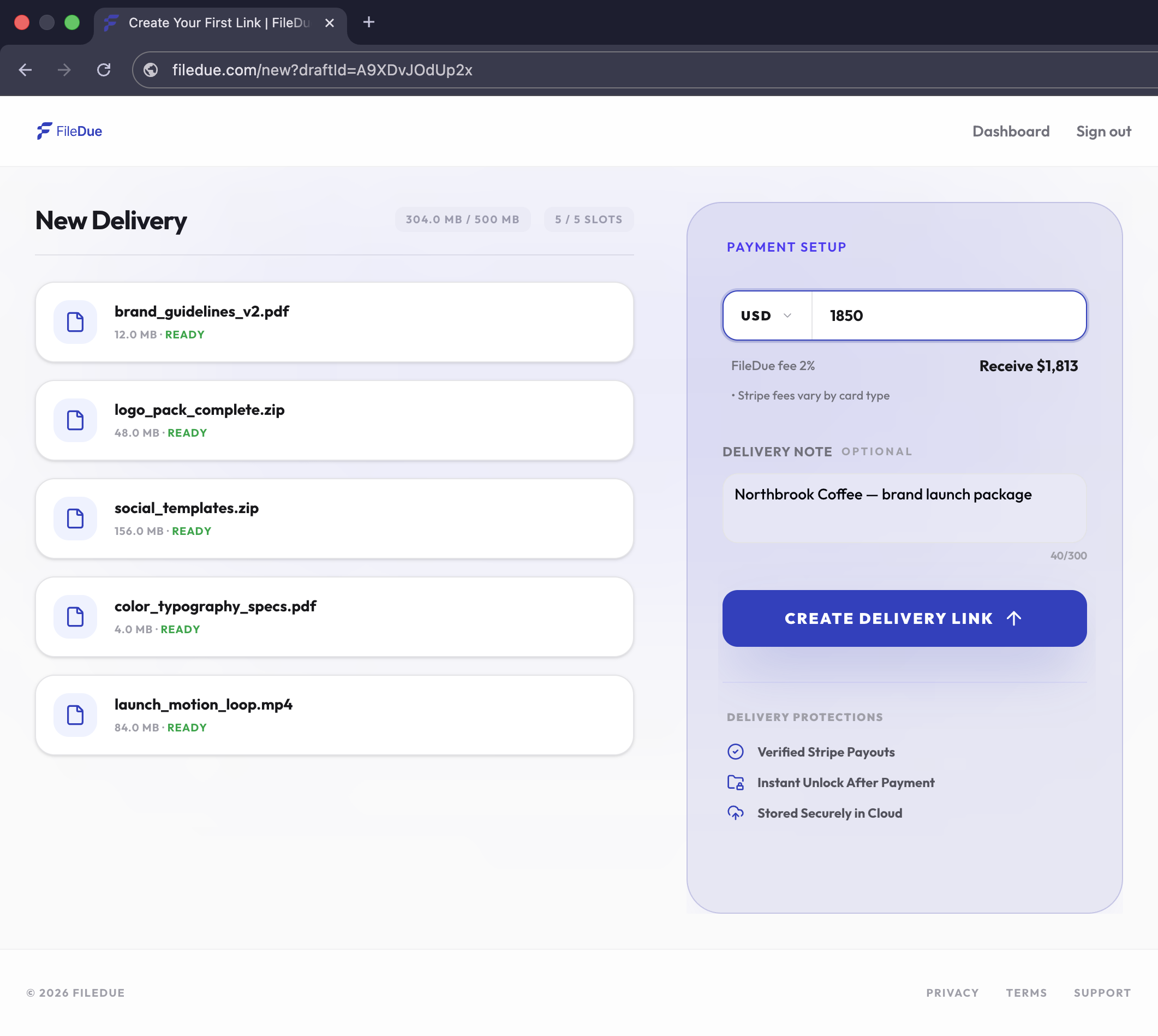 FileDue screenshot