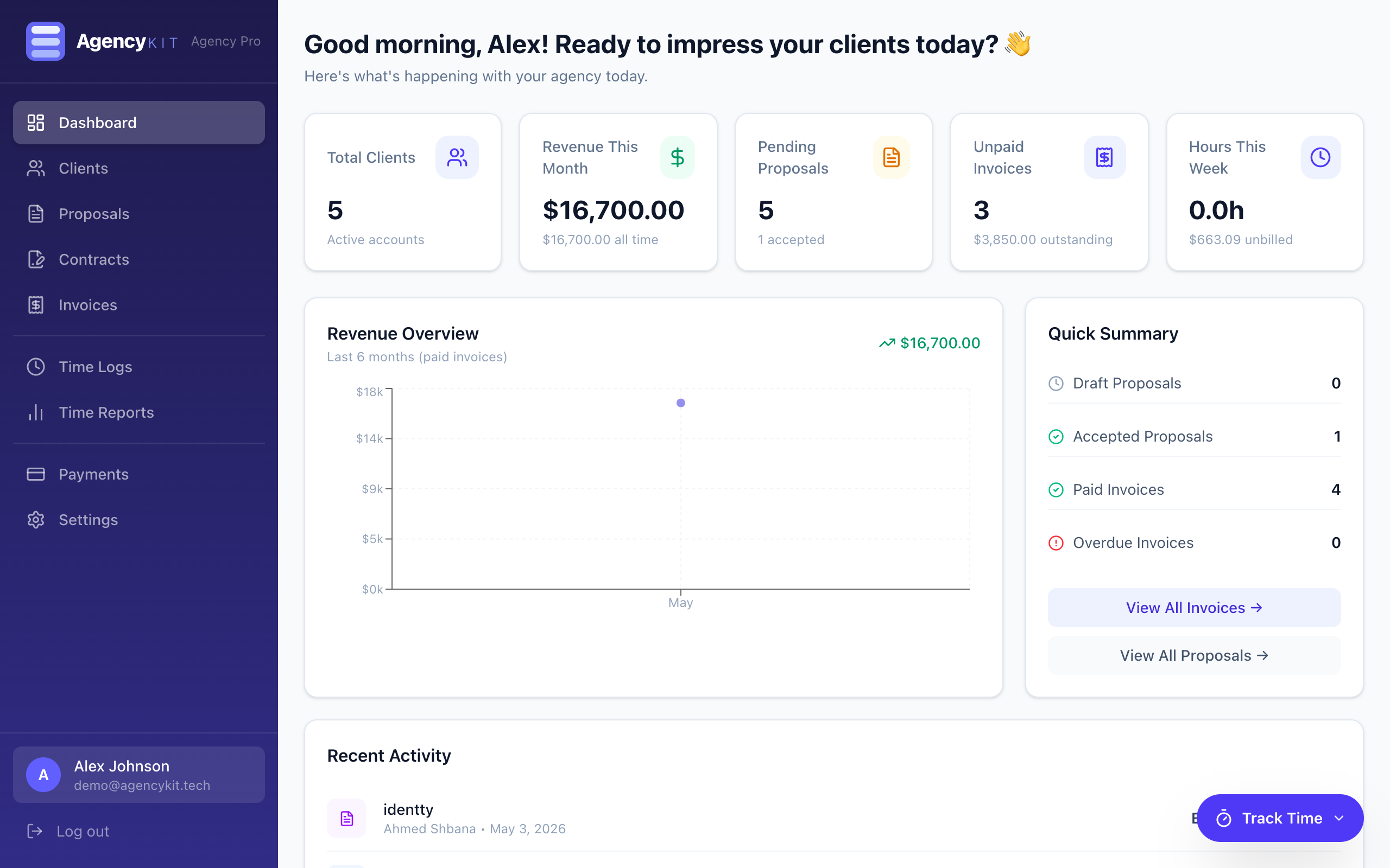 agency kit screenshot