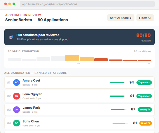 HireMike screenshot