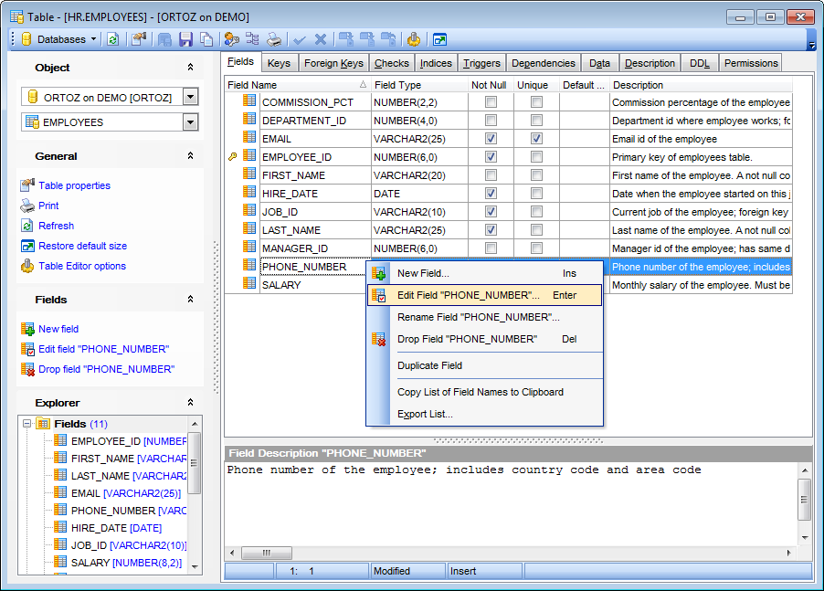 SQL Management Studio for Oracle screenshot