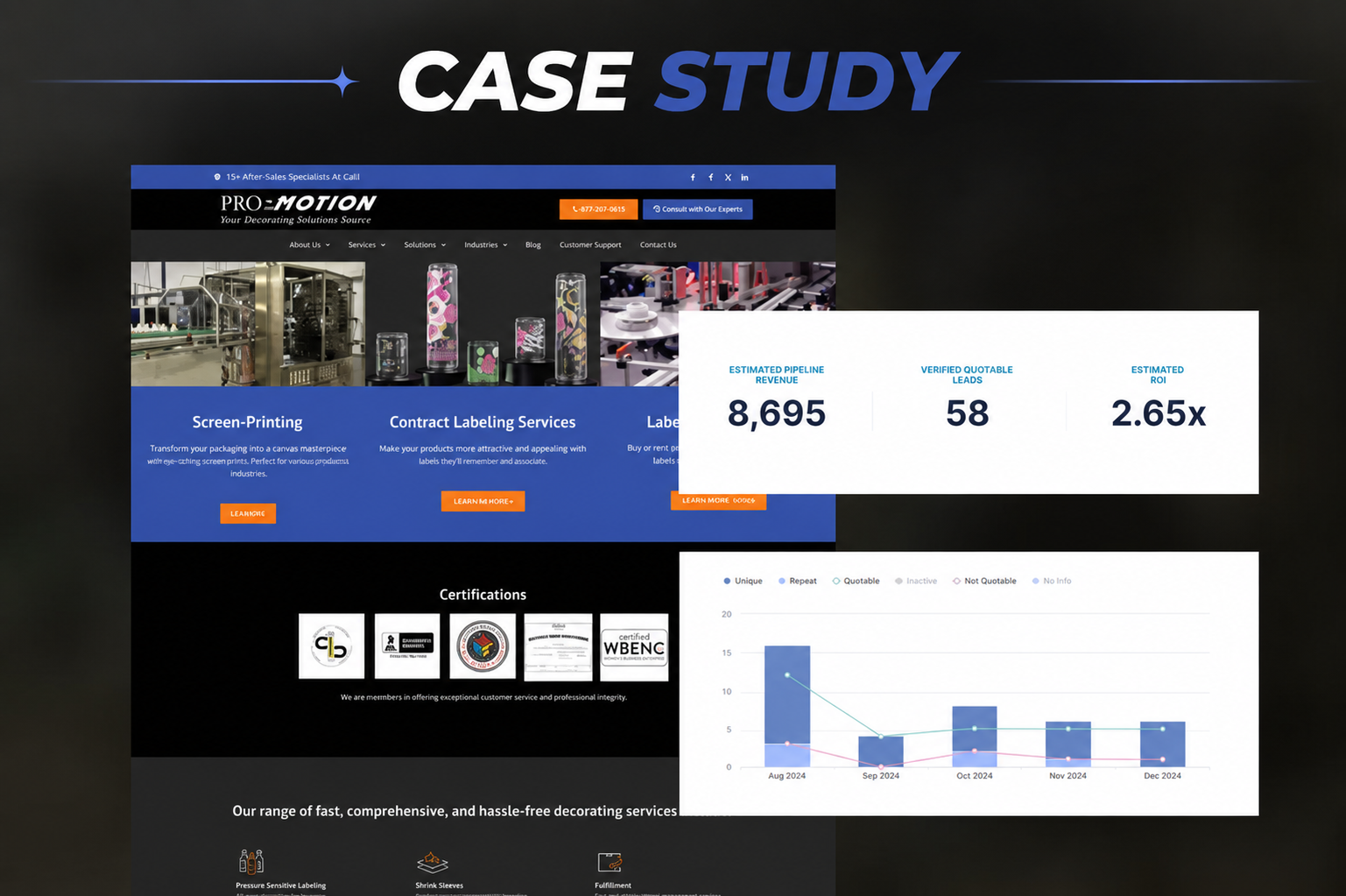 Pronto Marketing screenshot