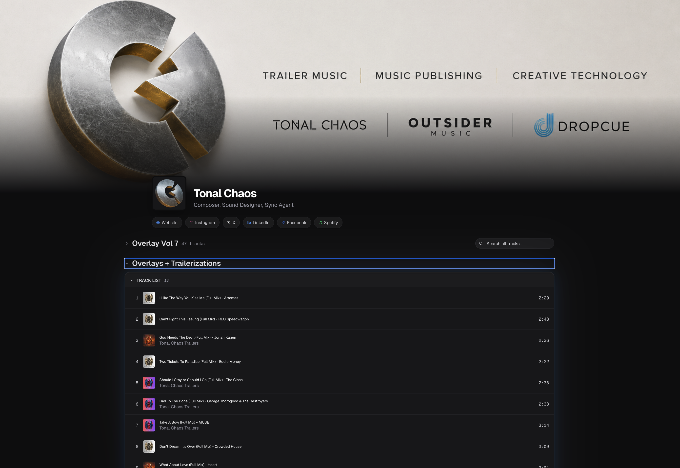 Dropcue screenshot