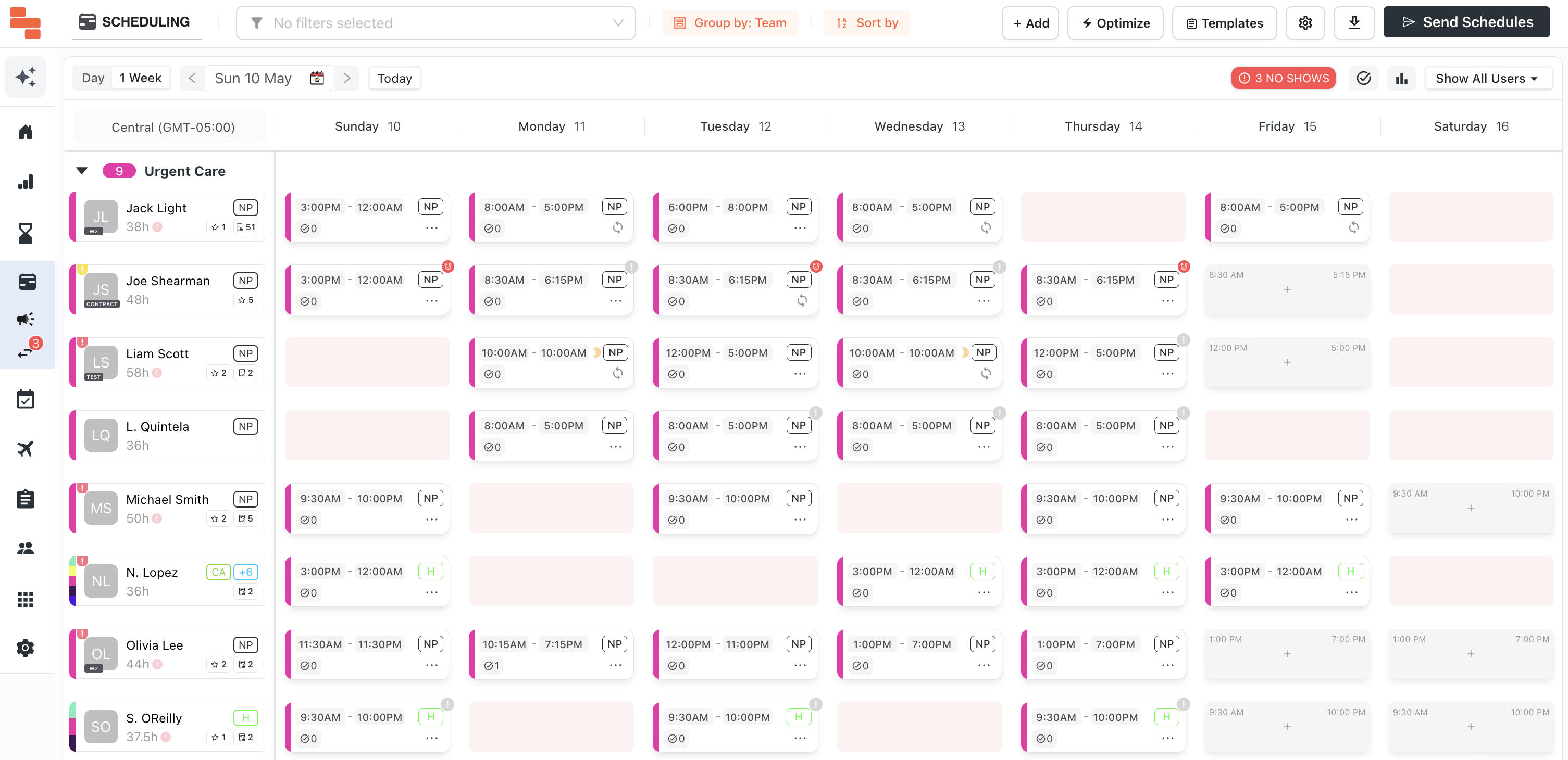 Planbase screenshot