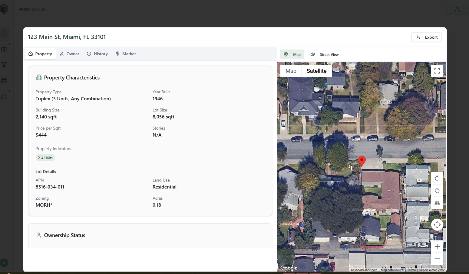 PropTracer screenshot