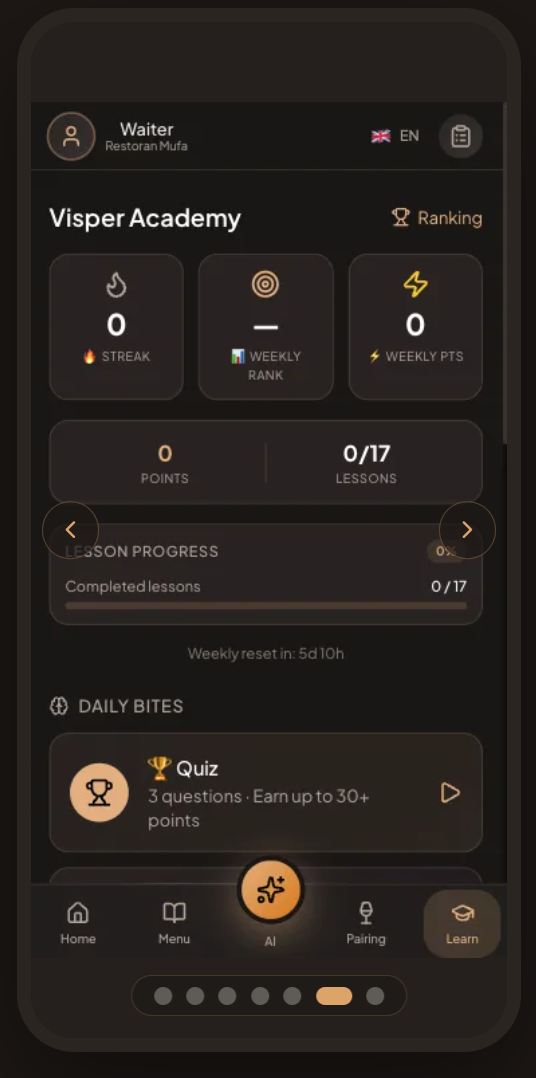 Visper screenshot