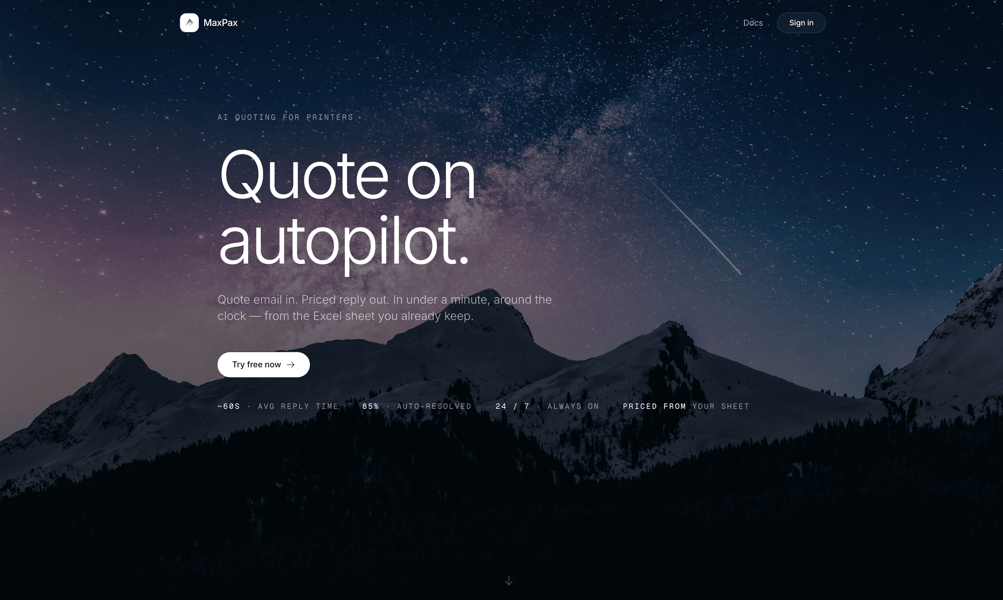 MaxPax screenshot