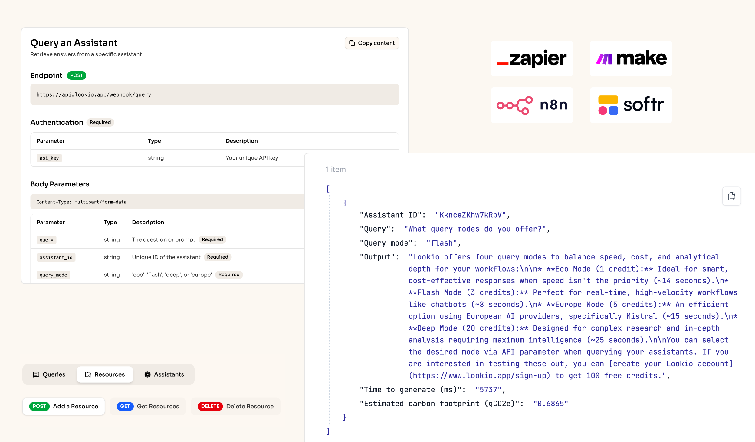 Lookio screenshot