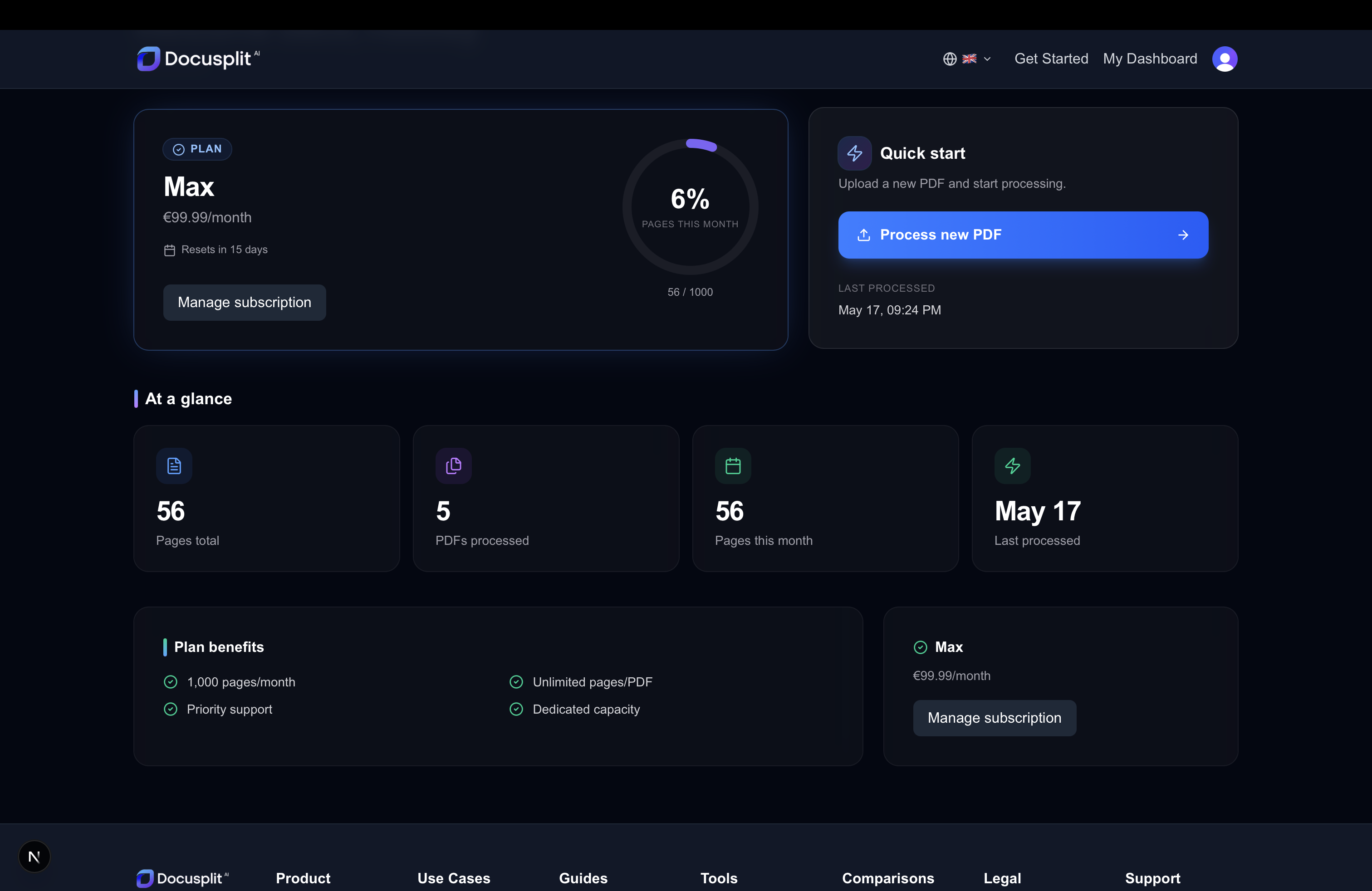 Docusplit AI screenshot