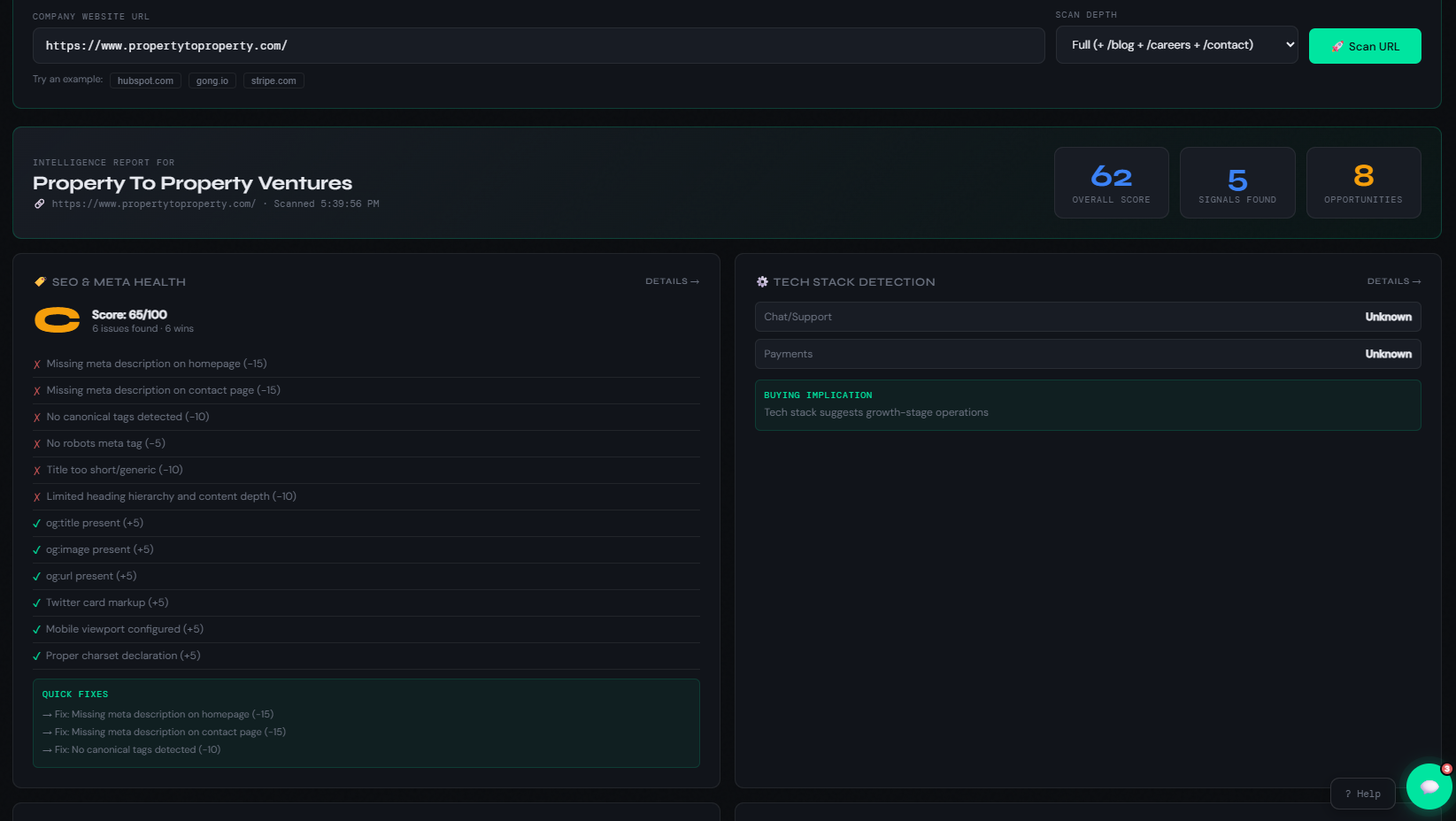 Signal Engine screenshot