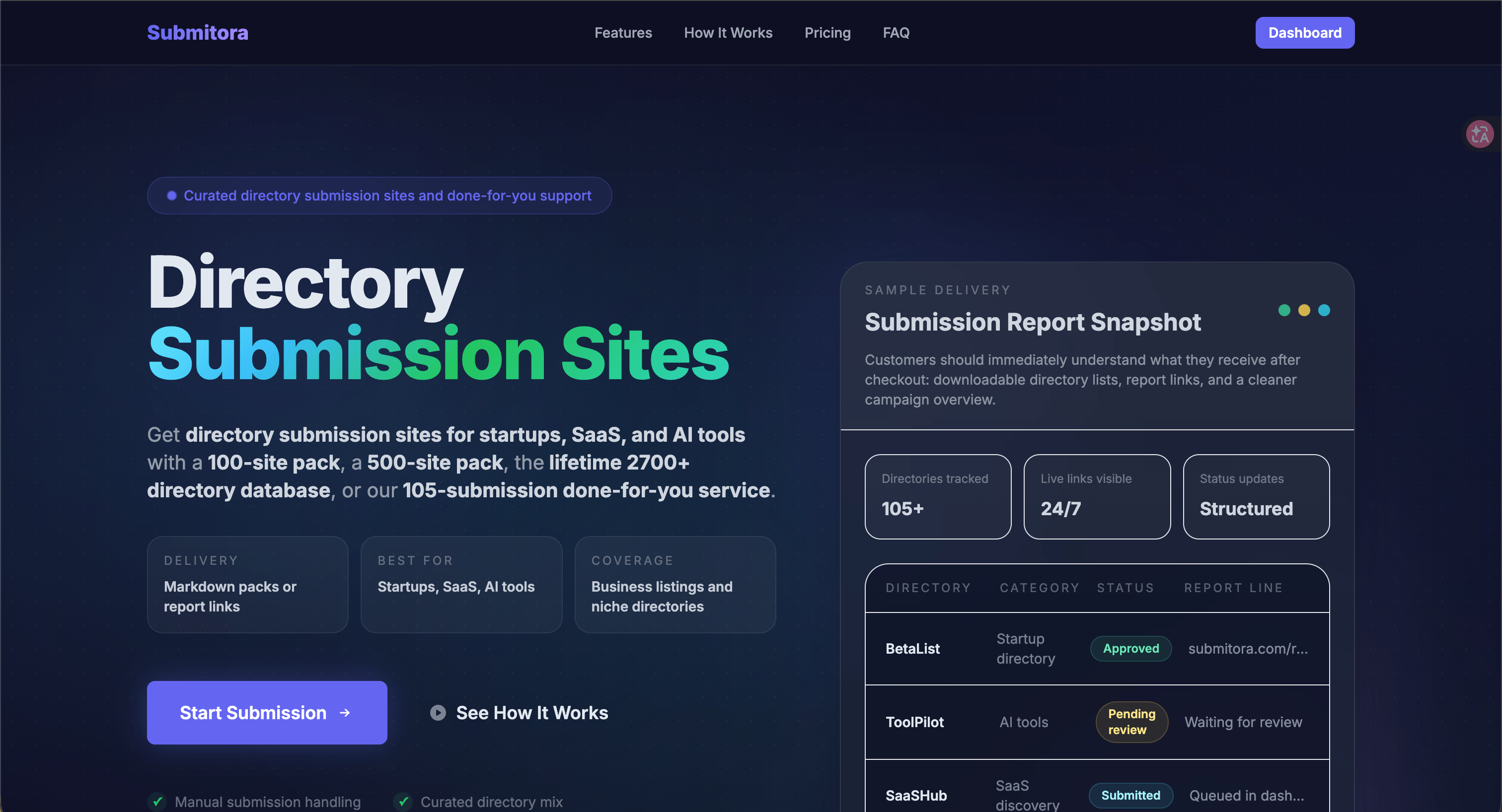 Submitora screenshot