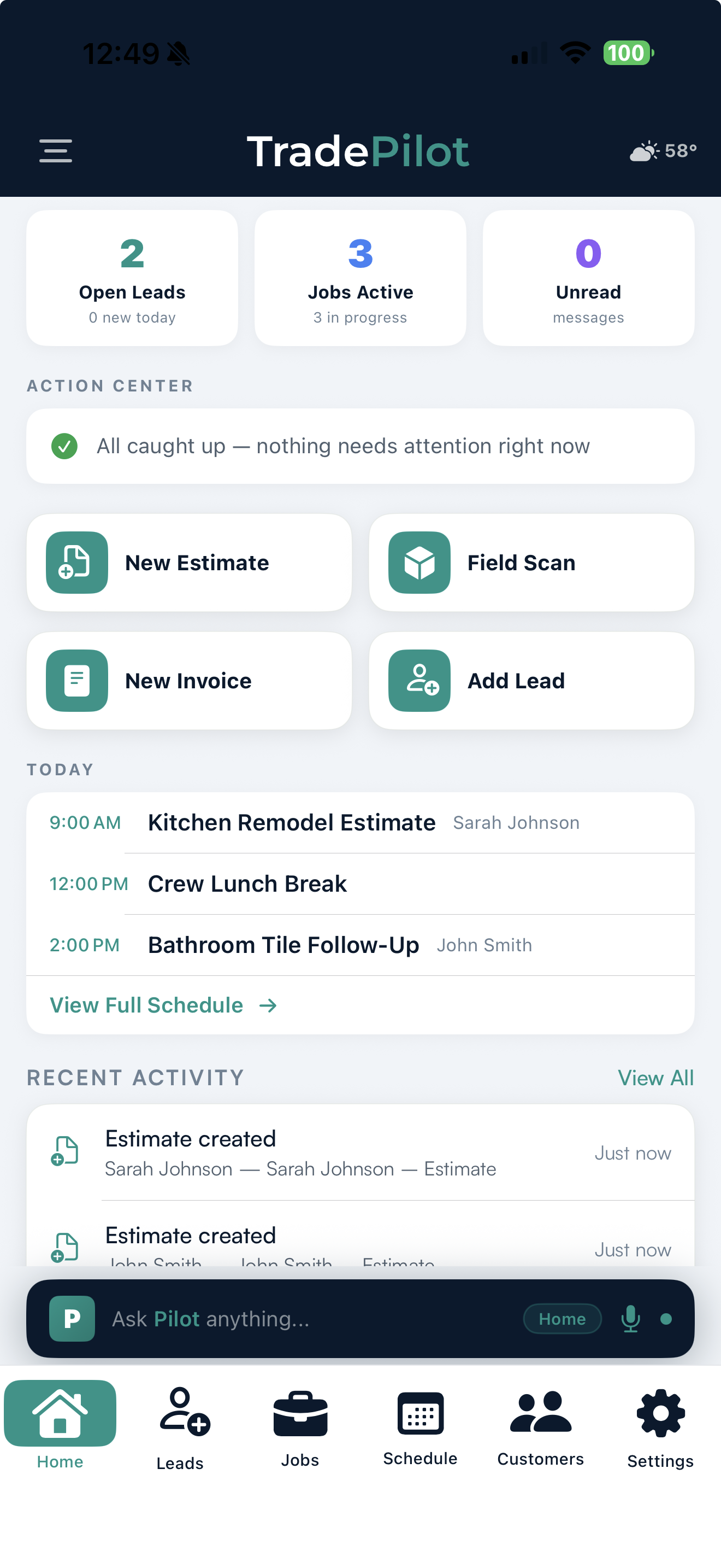 TradePilot screenshot