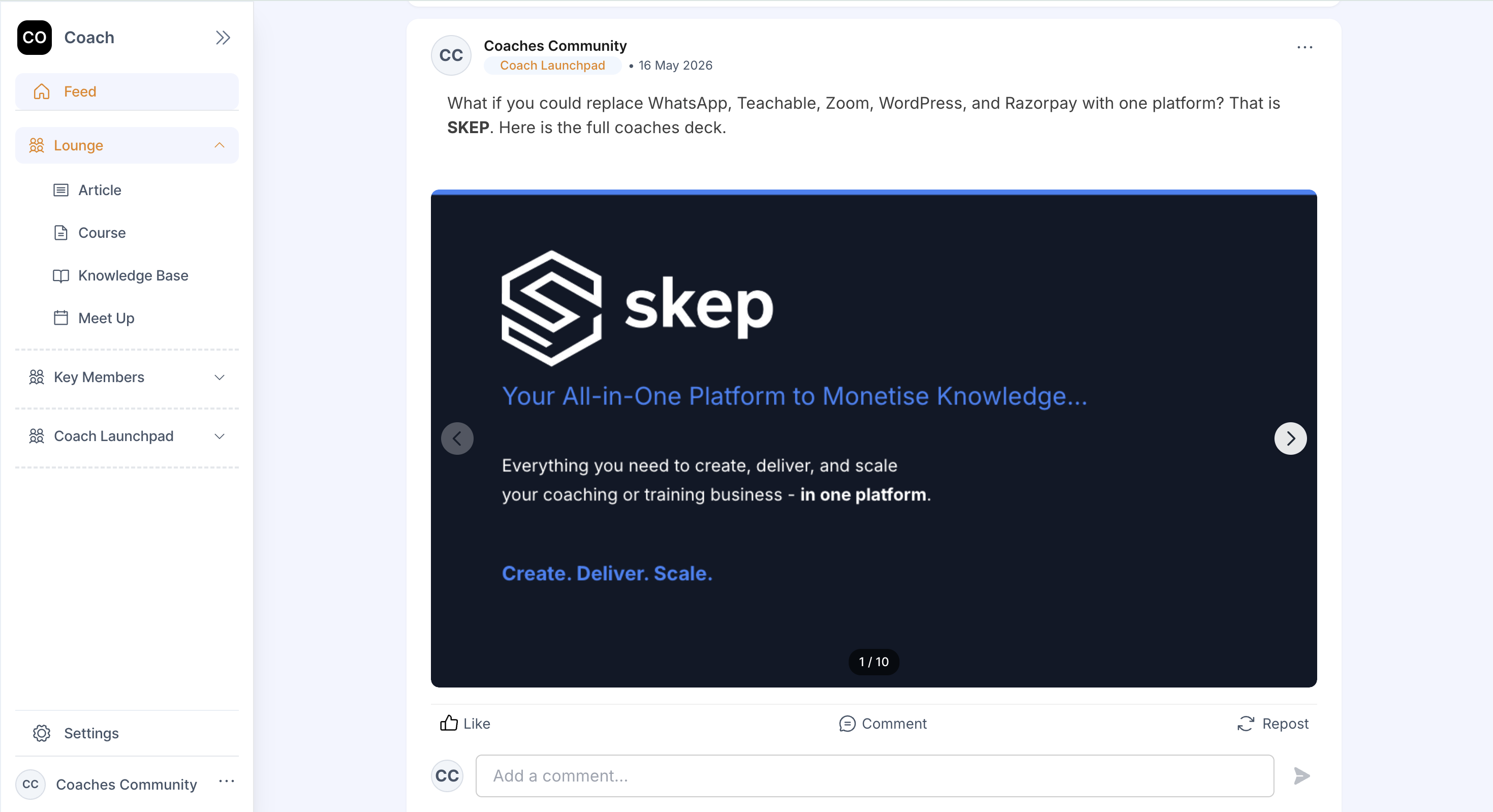 Skep screenshot