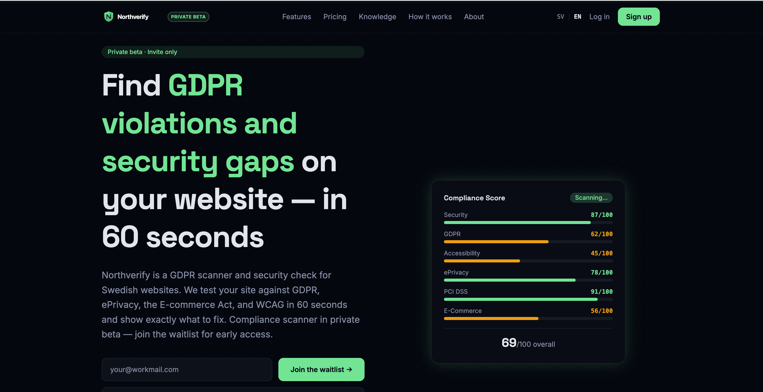 NorthVerify screenshot