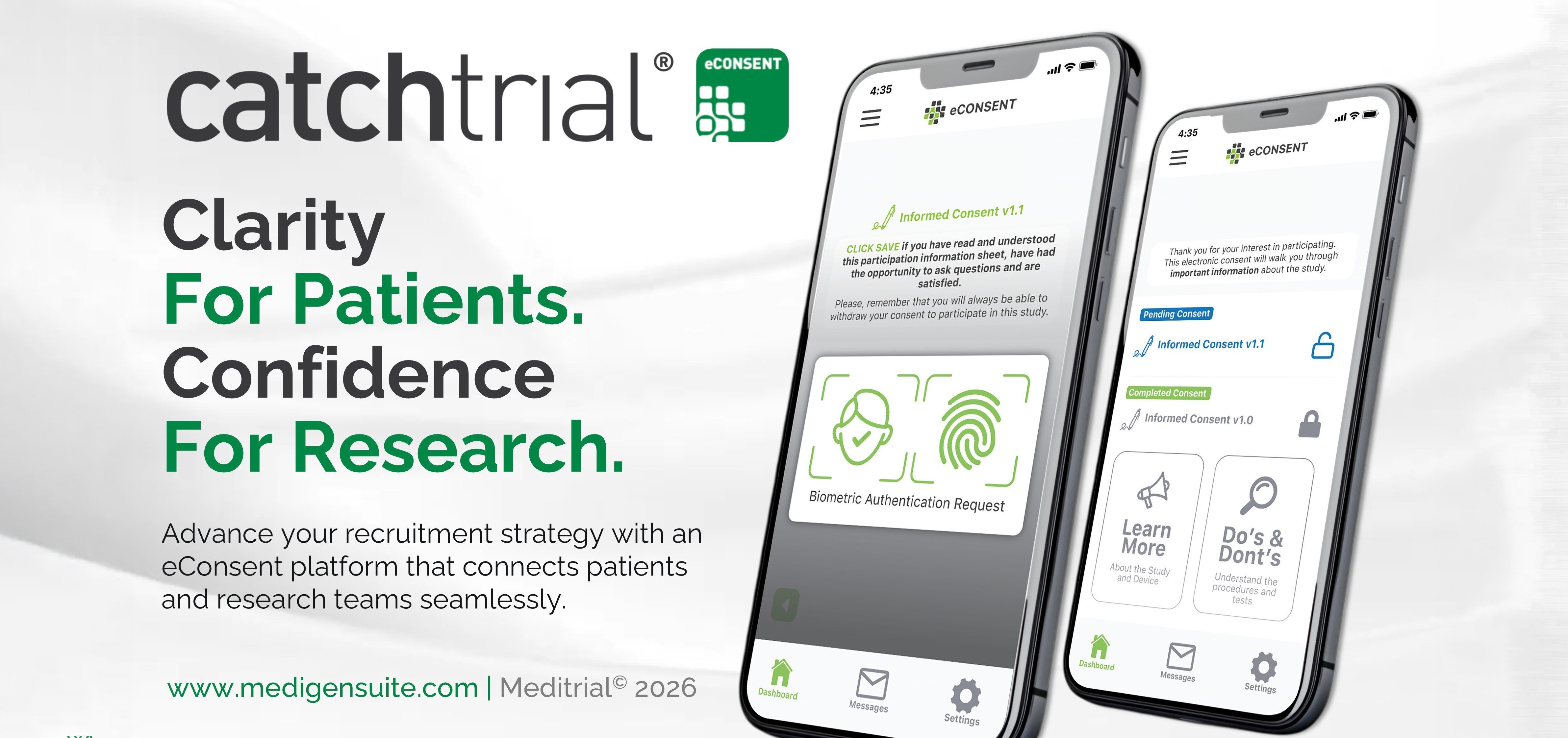 Catchtrial eConsent screenshot