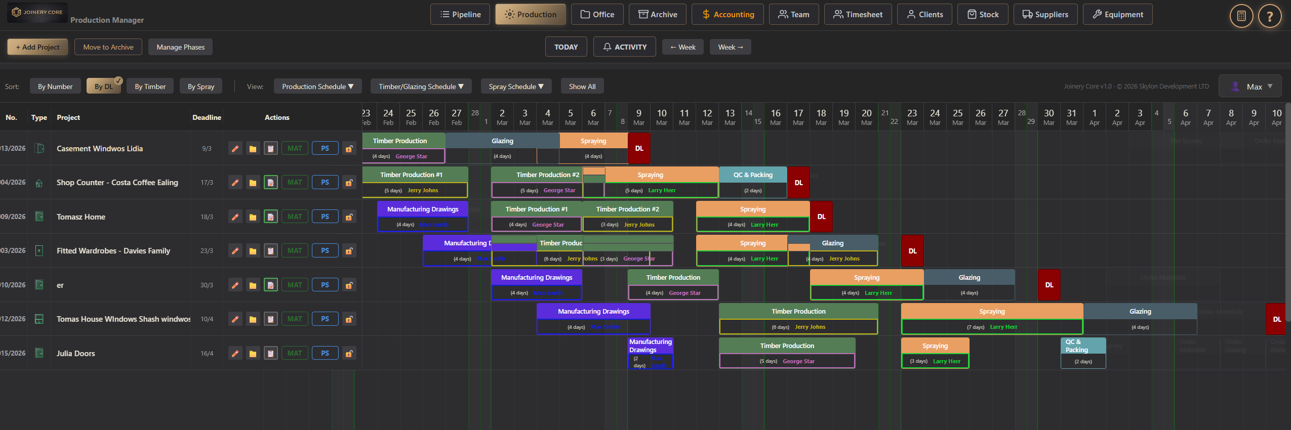 Joinery Core screenshot