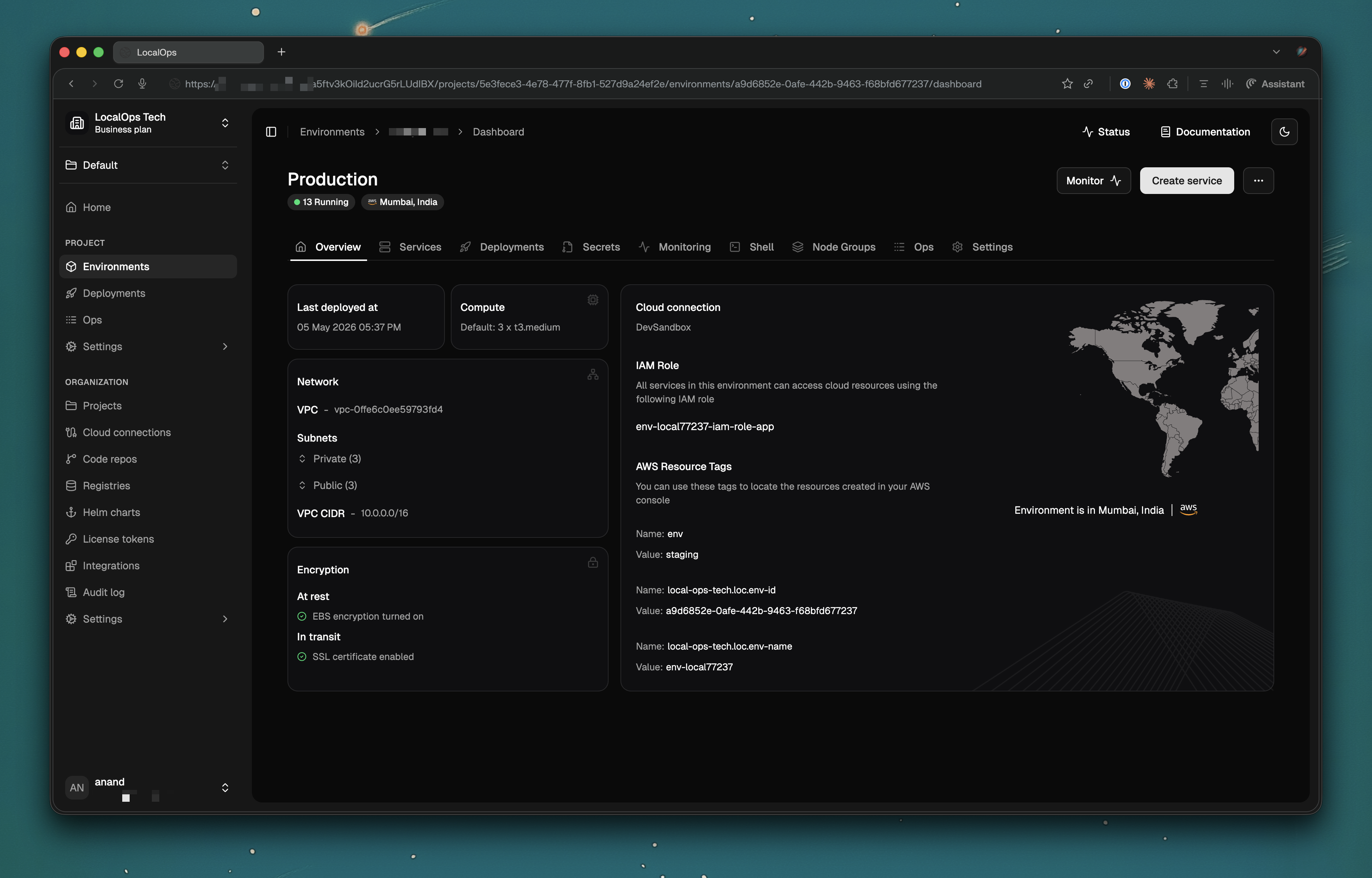 LocalOps screenshot